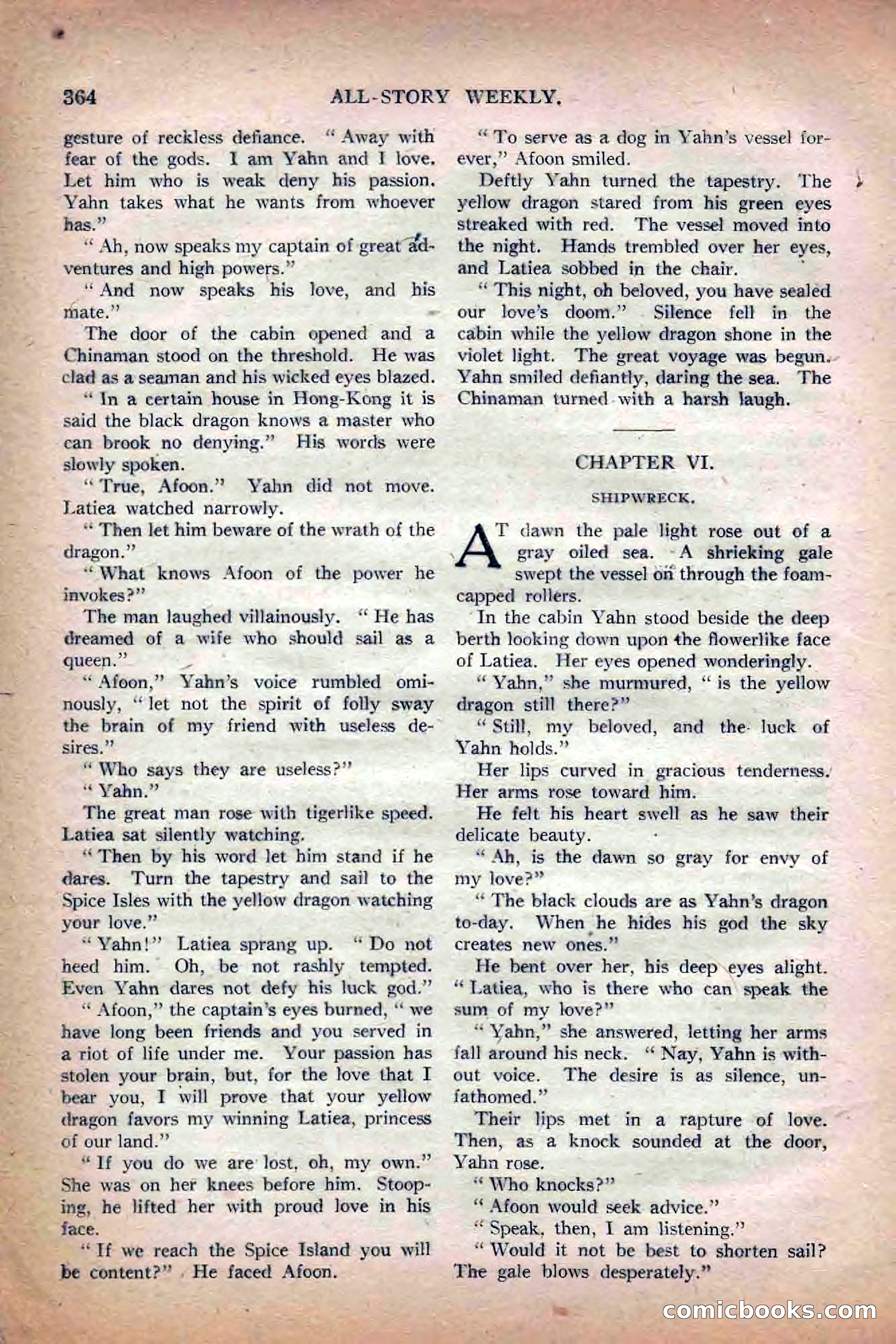 All-Story Weekly, Jun 19 1920 — page 86 of 155
