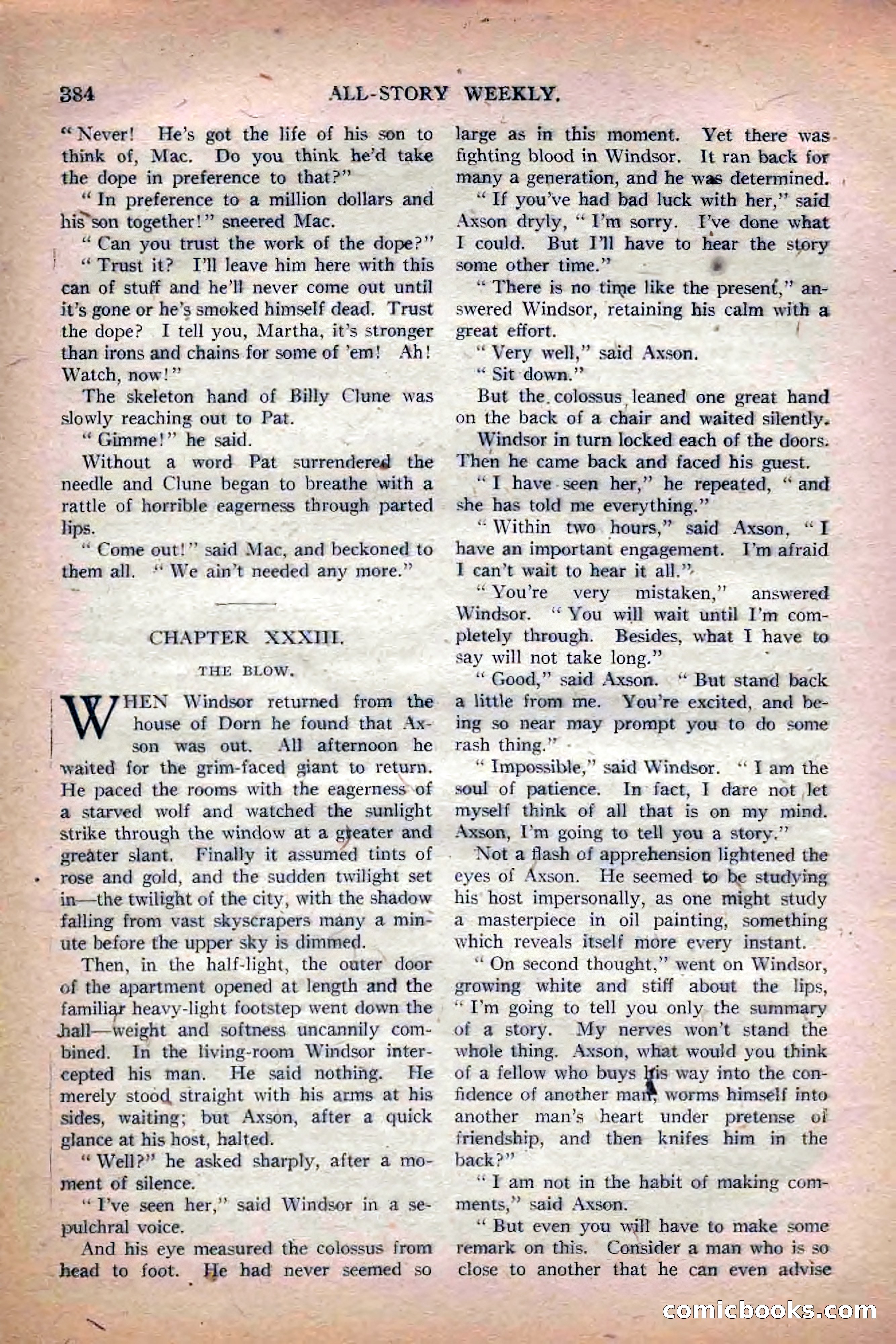 All-Story Weekly, Jun 19 1920 — page 106 of 155