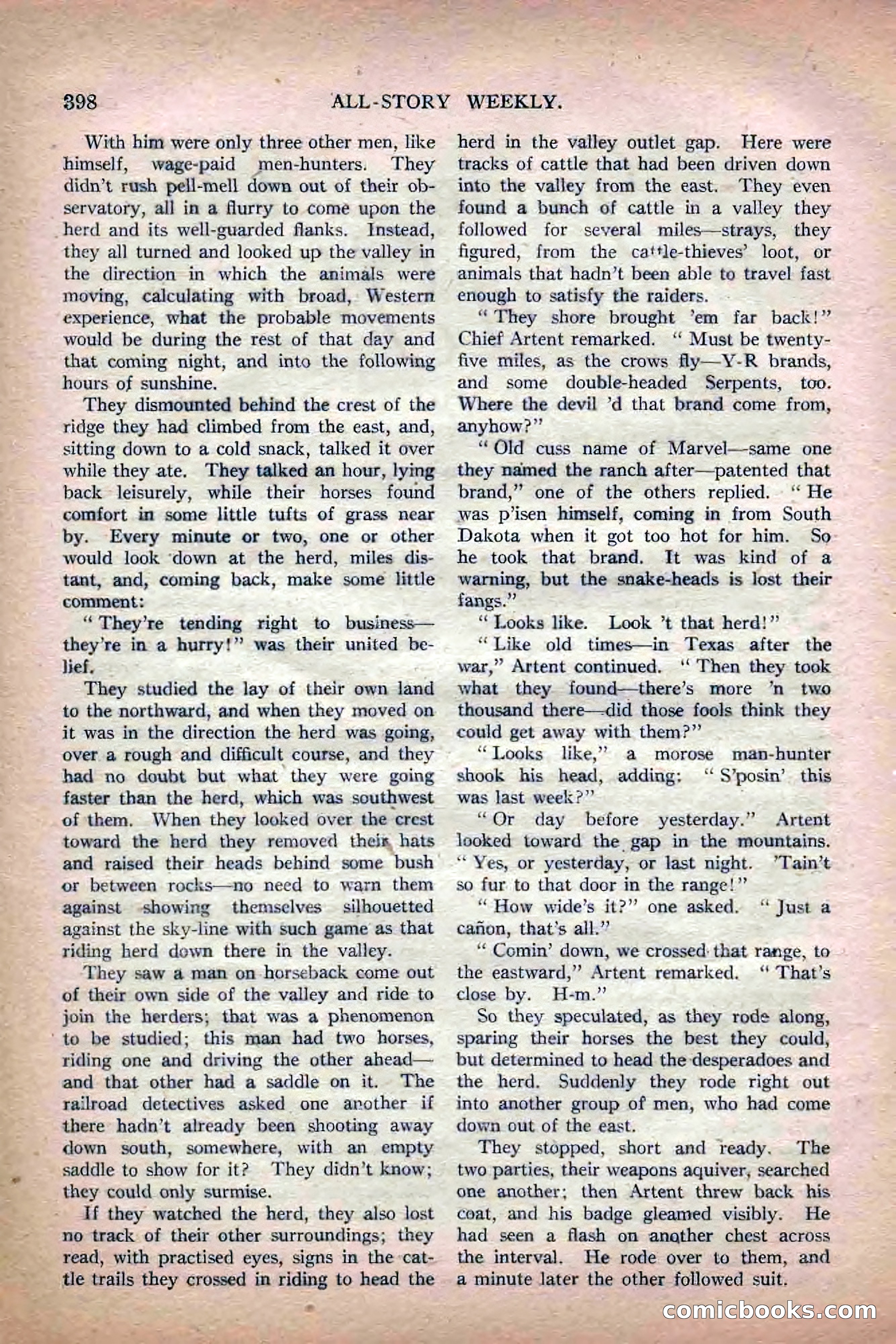 All-Story Weekly, Jun 19 1920 — page 120 of 155