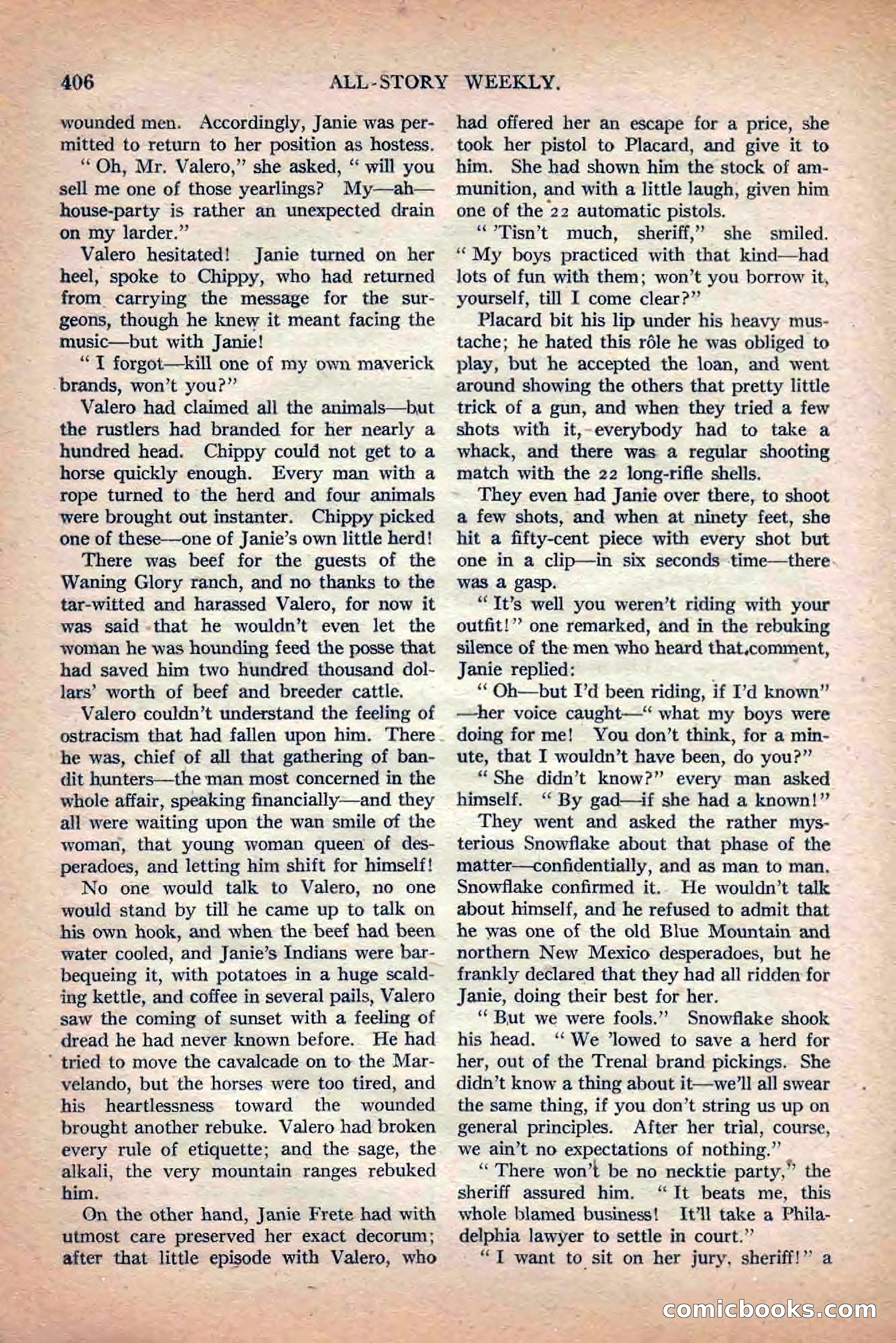 All-Story Weekly, Jun 19 1920 — page 128 of 155