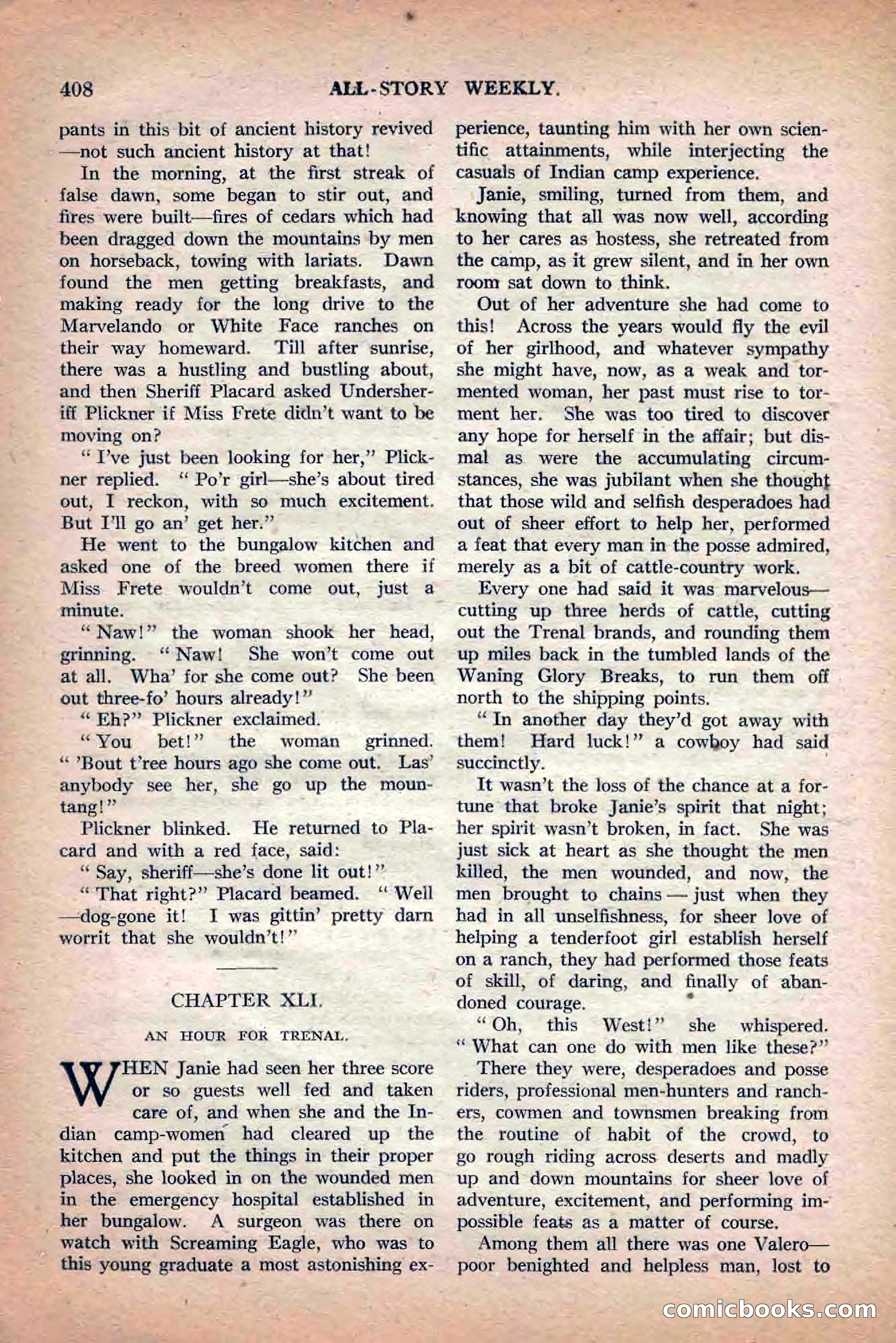 All-Story Weekly, Jun 19 1920 — page 130 of 155