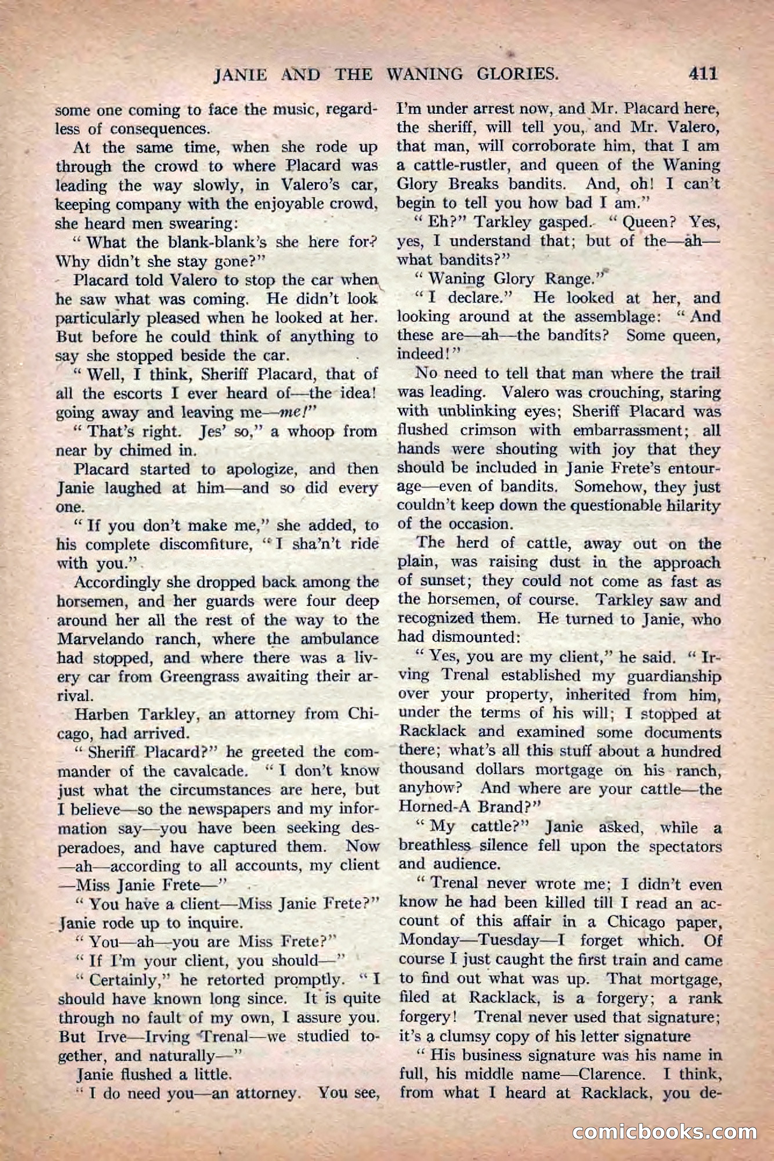 All-Story Weekly, Jun 19 1920 — page 133 of 155