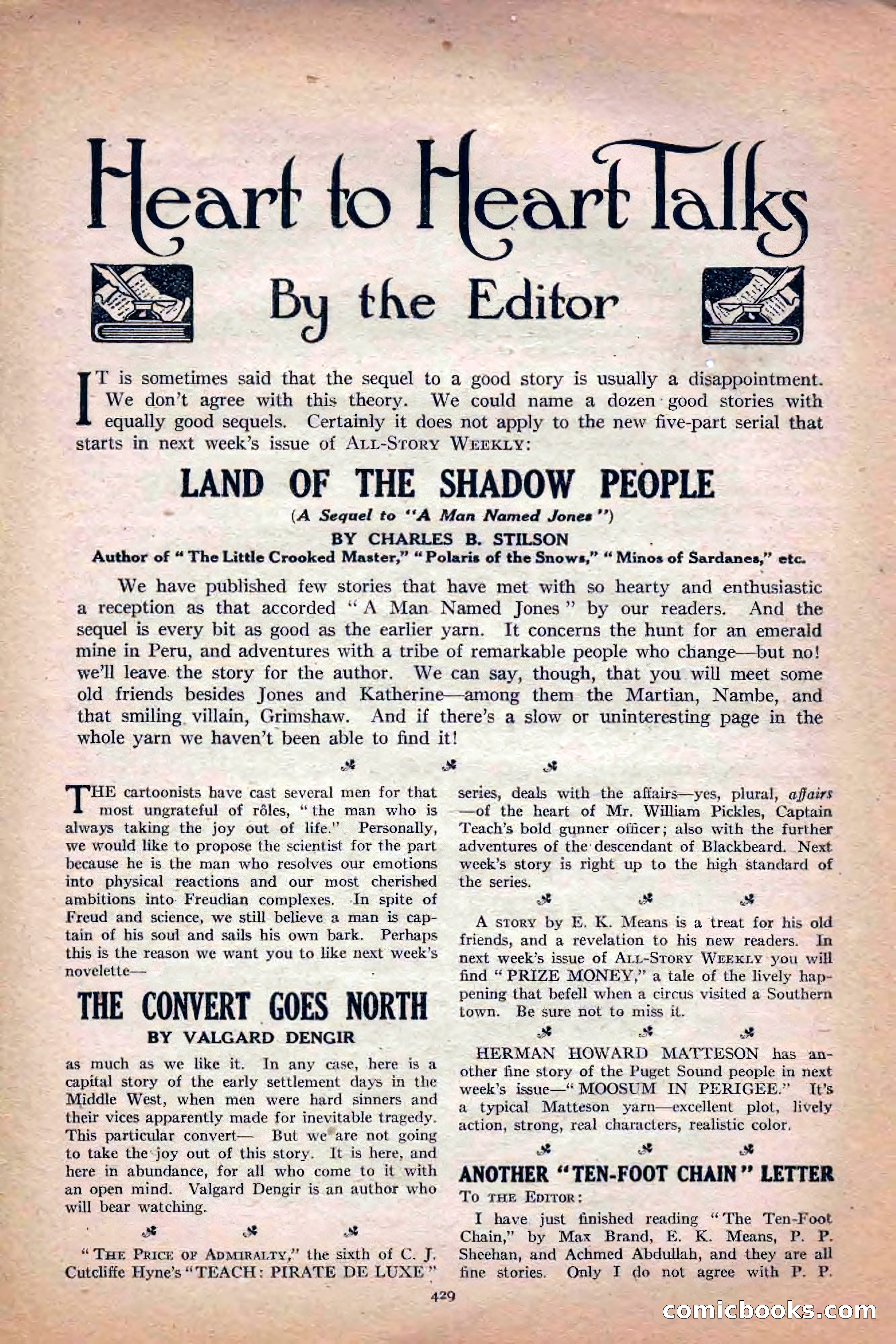 All-Story Weekly, Jun 19 1920 — page 151 of 155