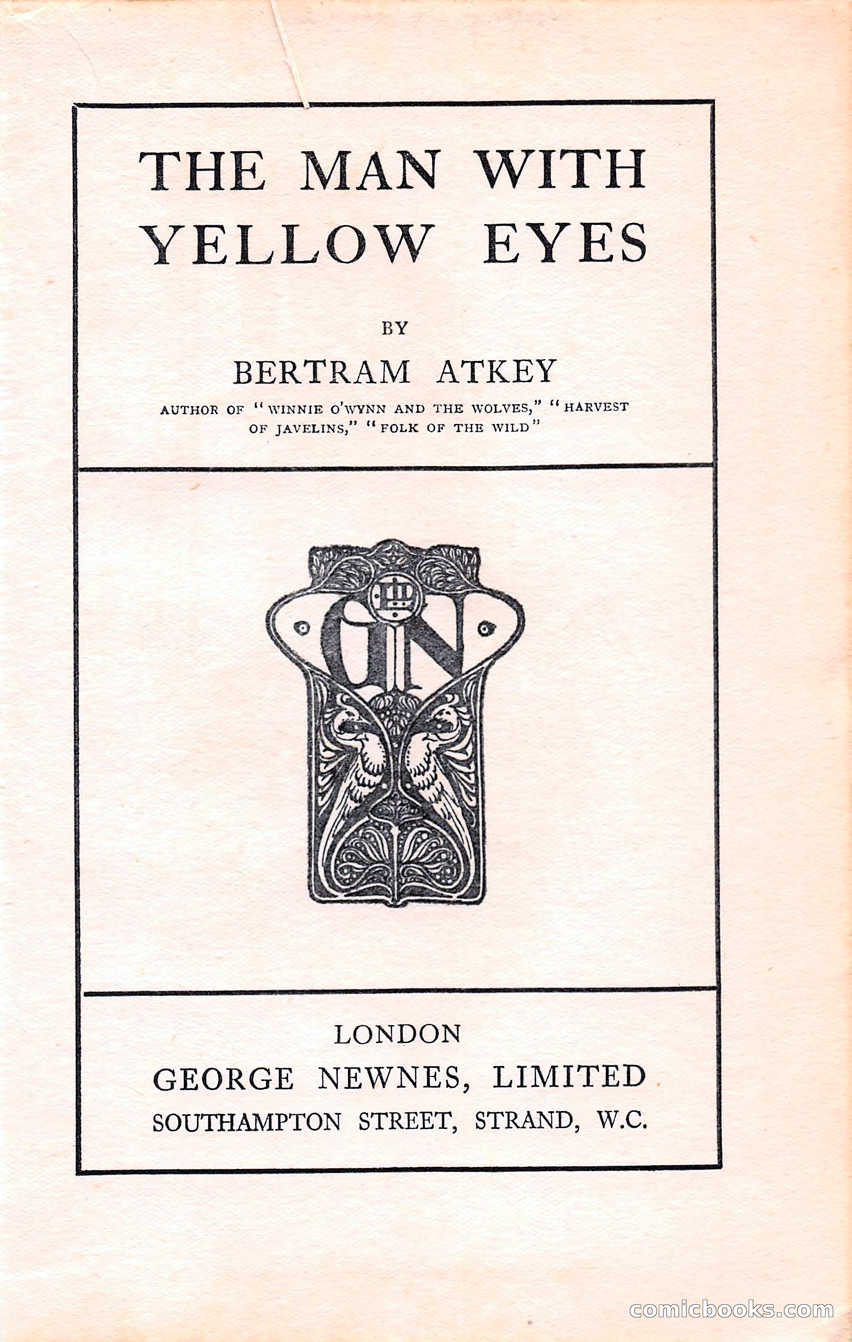 The Man with Yellow Eyes — page 7 of 255
