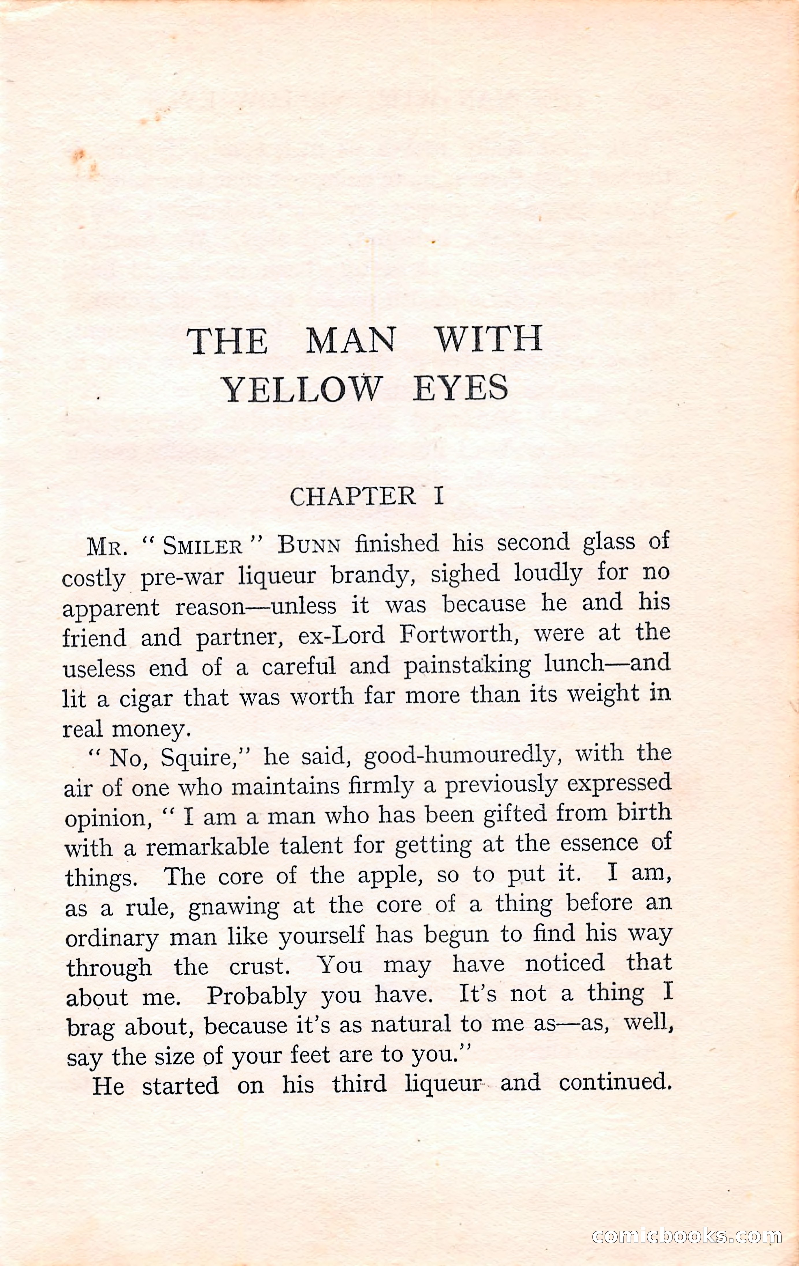 The Man with Yellow Eyes — page 11 of 255