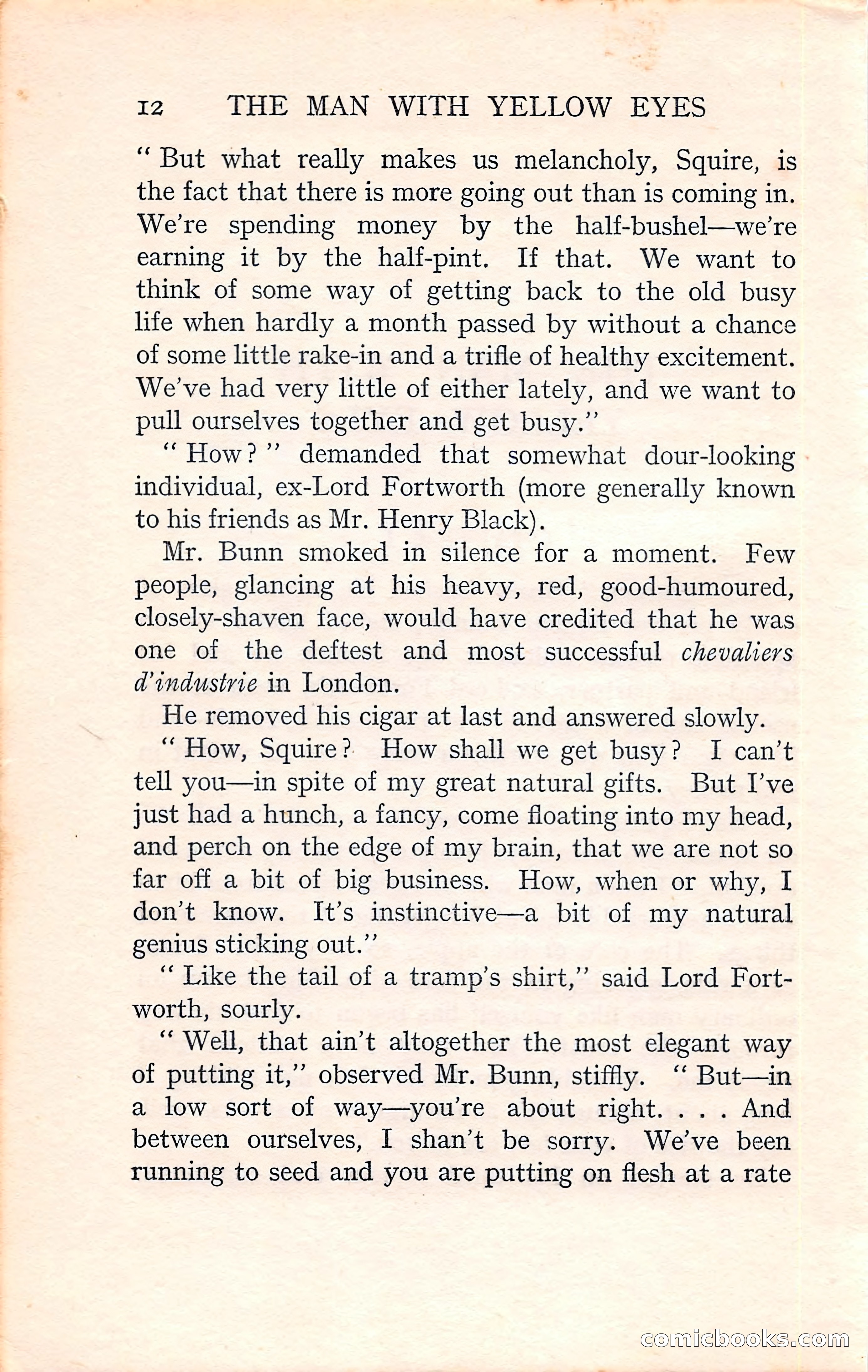 The Man with Yellow Eyes — page 12 of 255