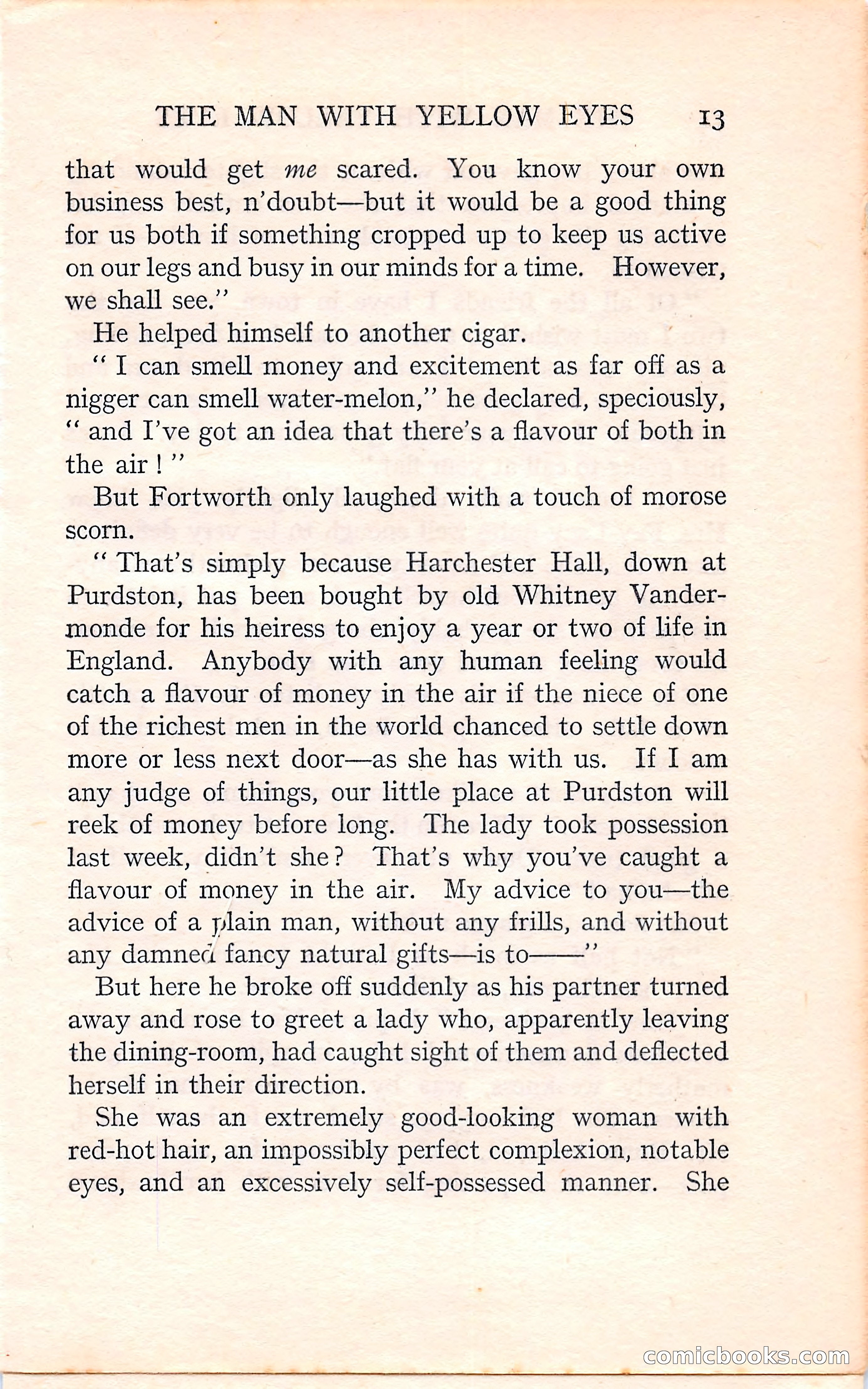 The Man with Yellow Eyes — page 13 of 255