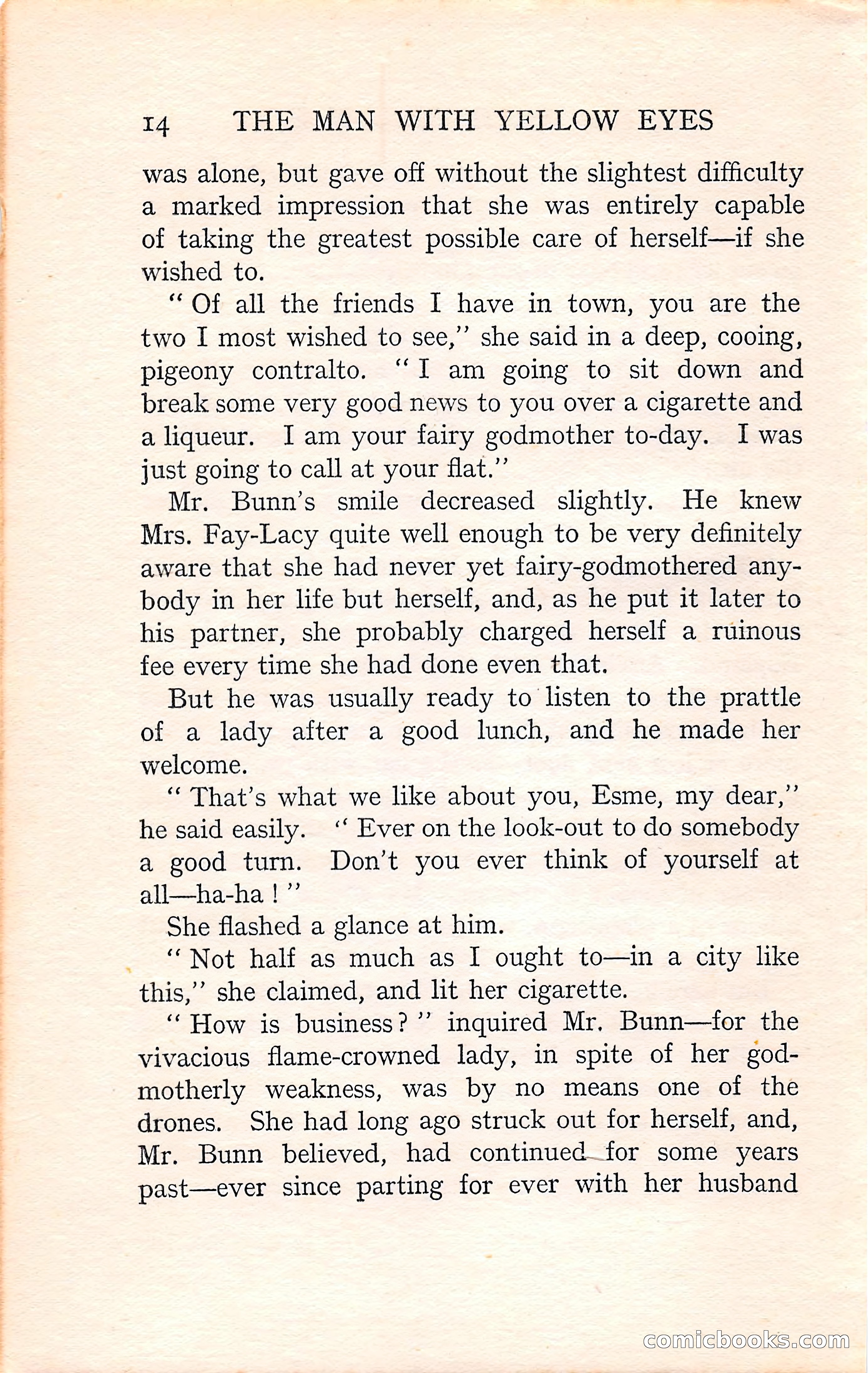 The Man with Yellow Eyes — page 14 of 255