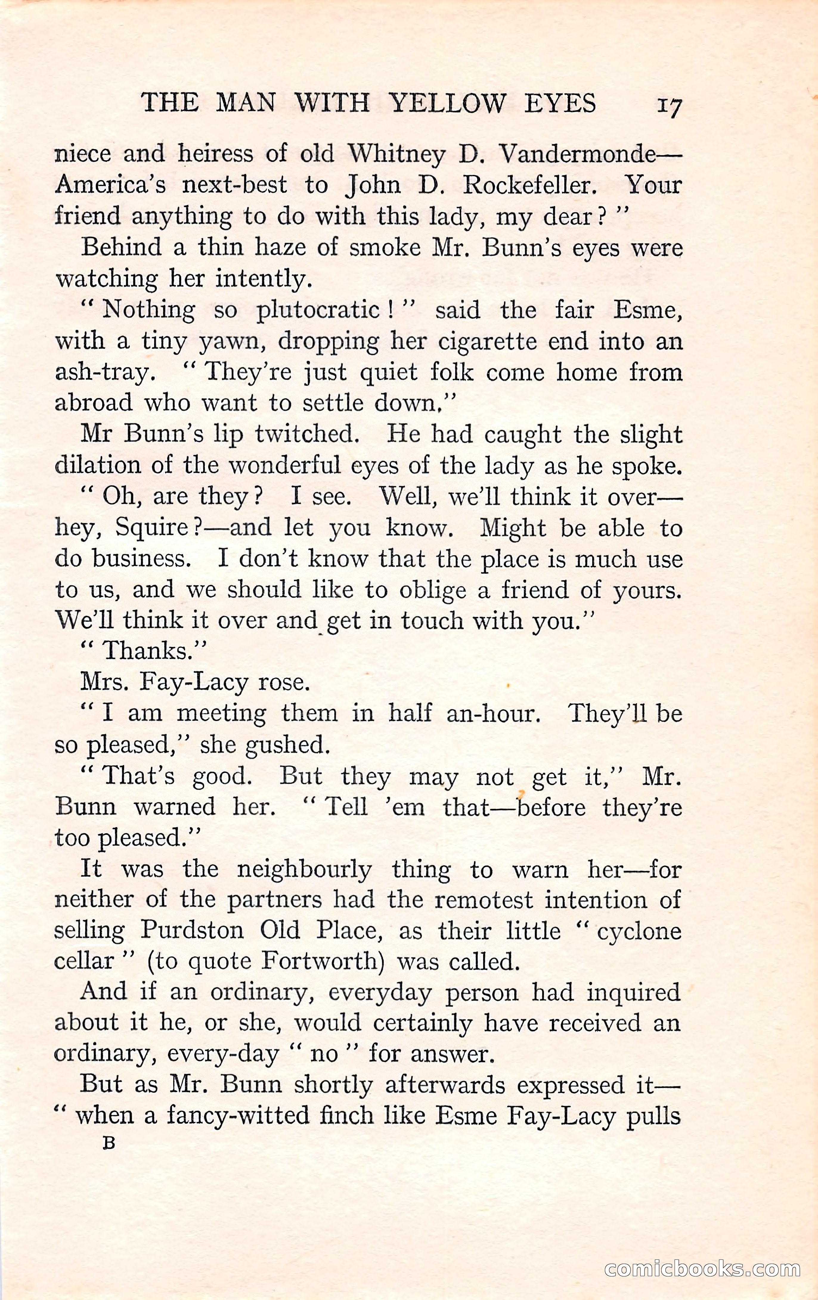 The Man with Yellow Eyes — page 17 of 255