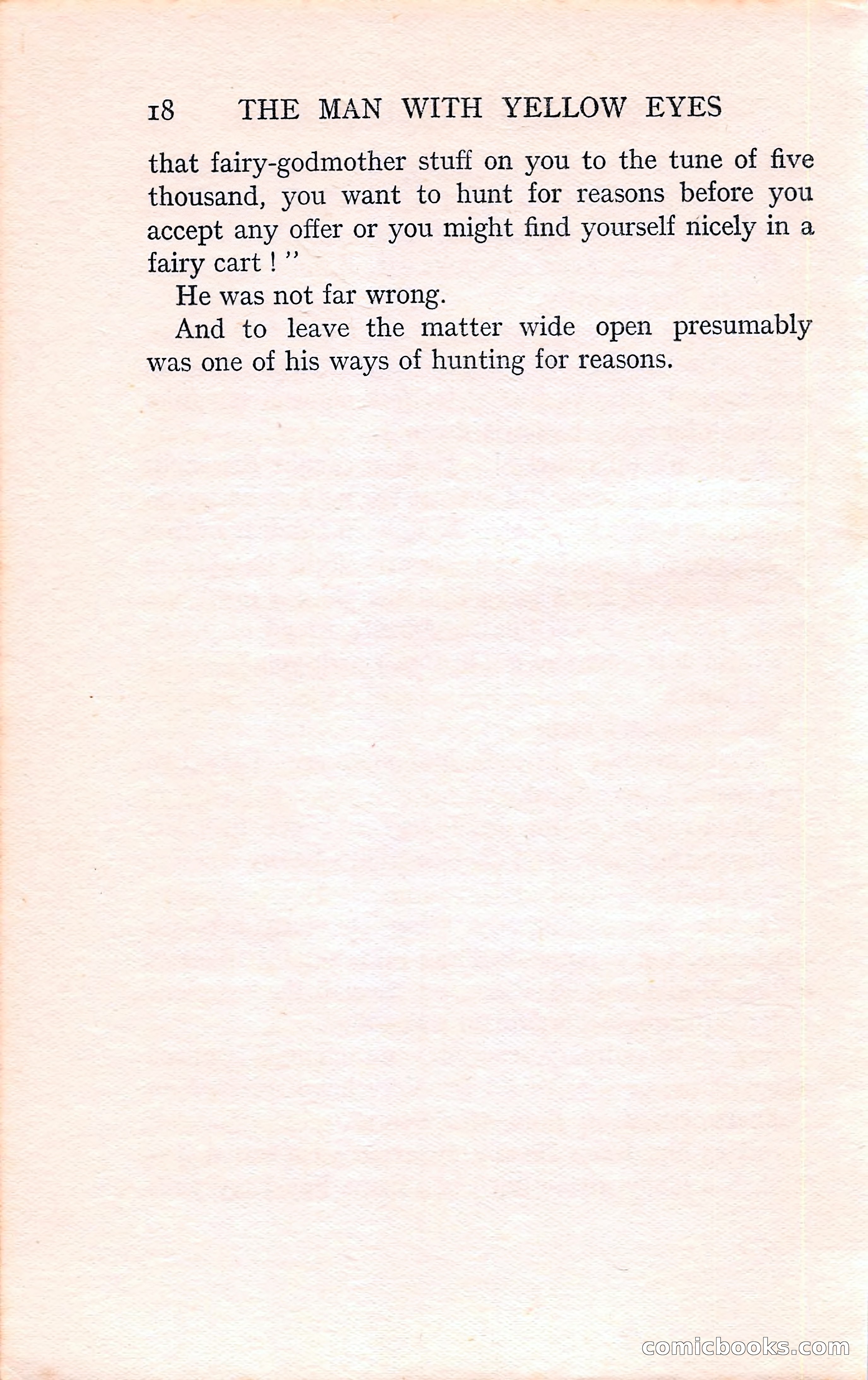 The Man with Yellow Eyes — page 18 of 255