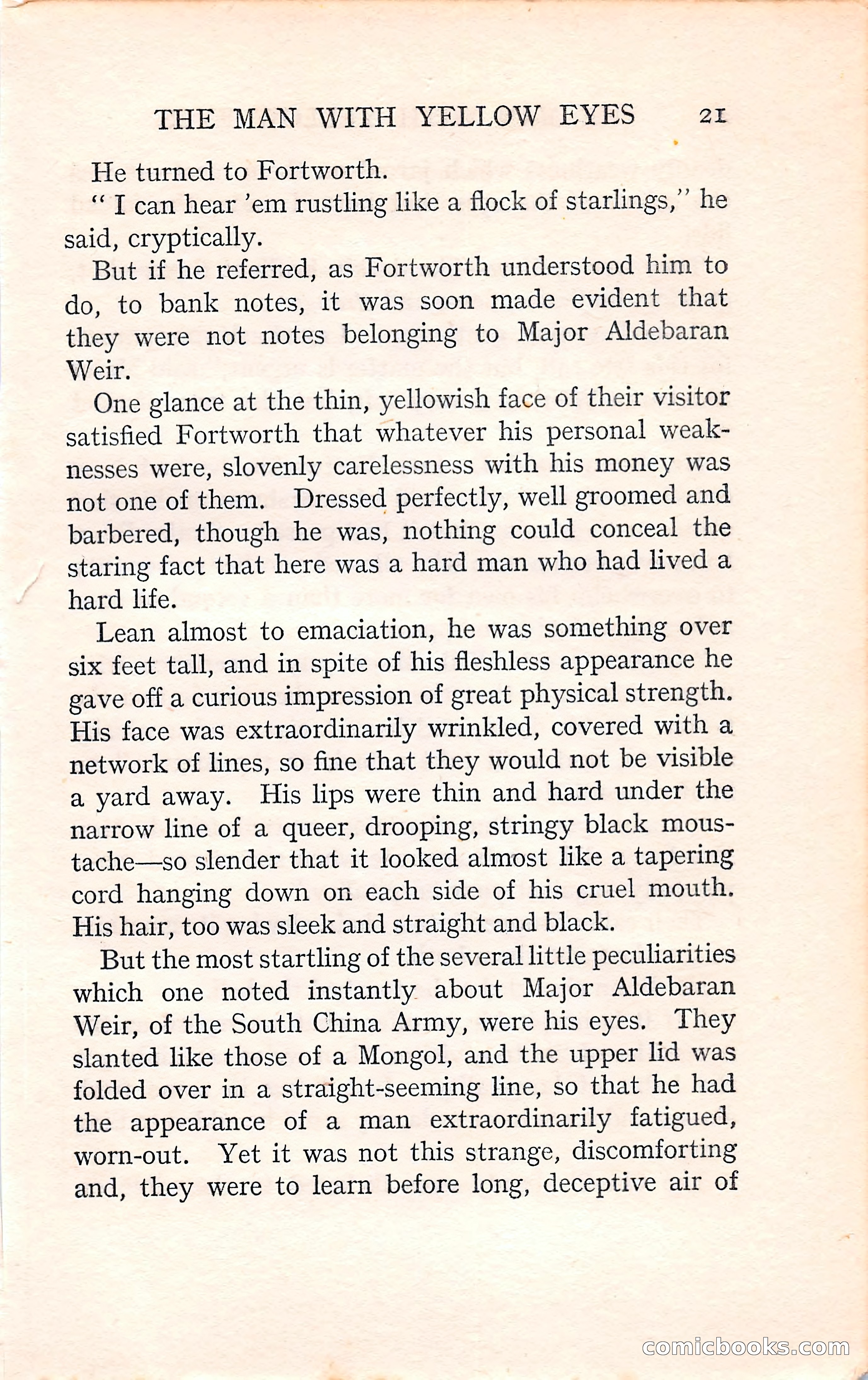 The Man with Yellow Eyes — page 21 of 255