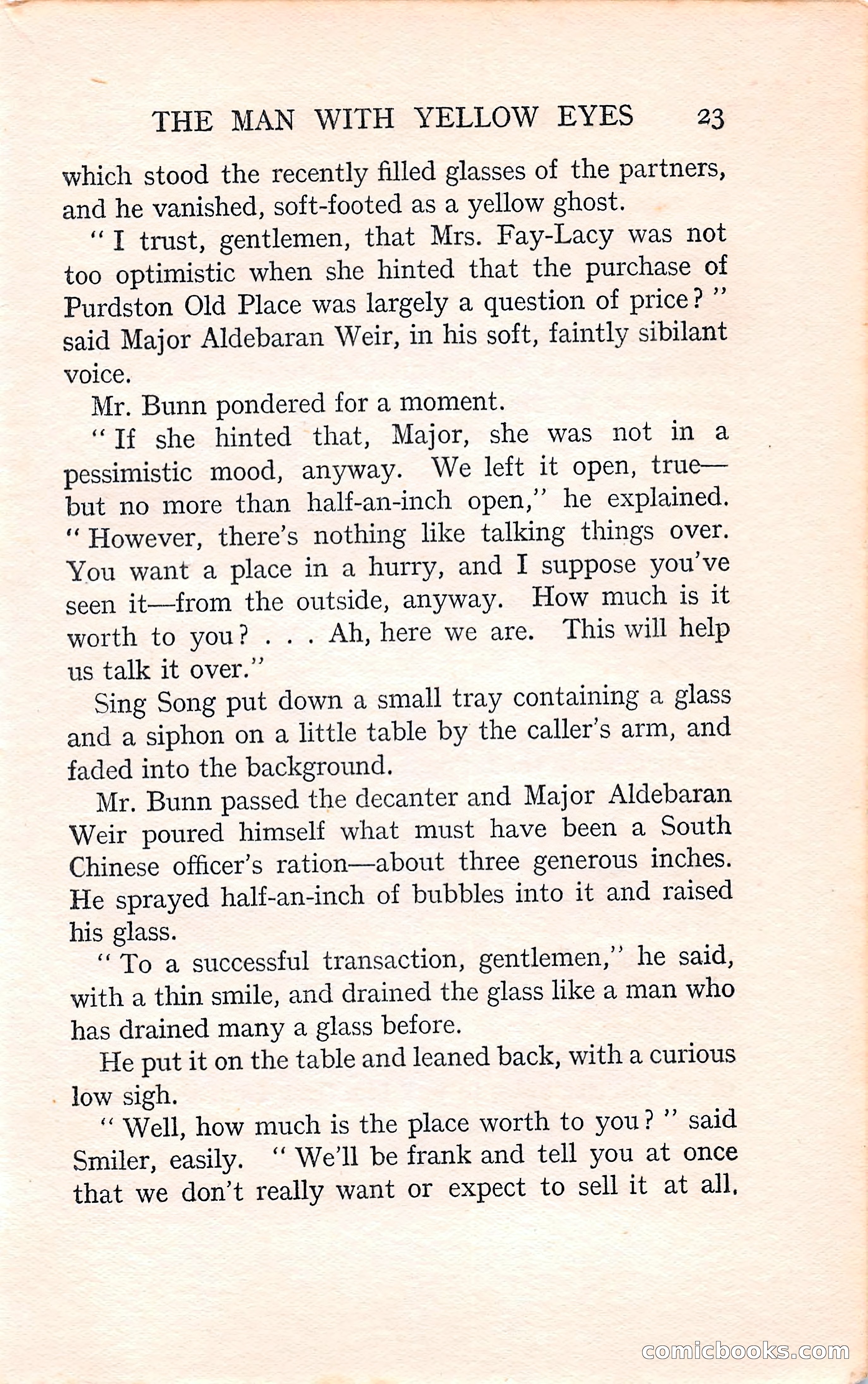 The Man with Yellow Eyes — page 23 of 255