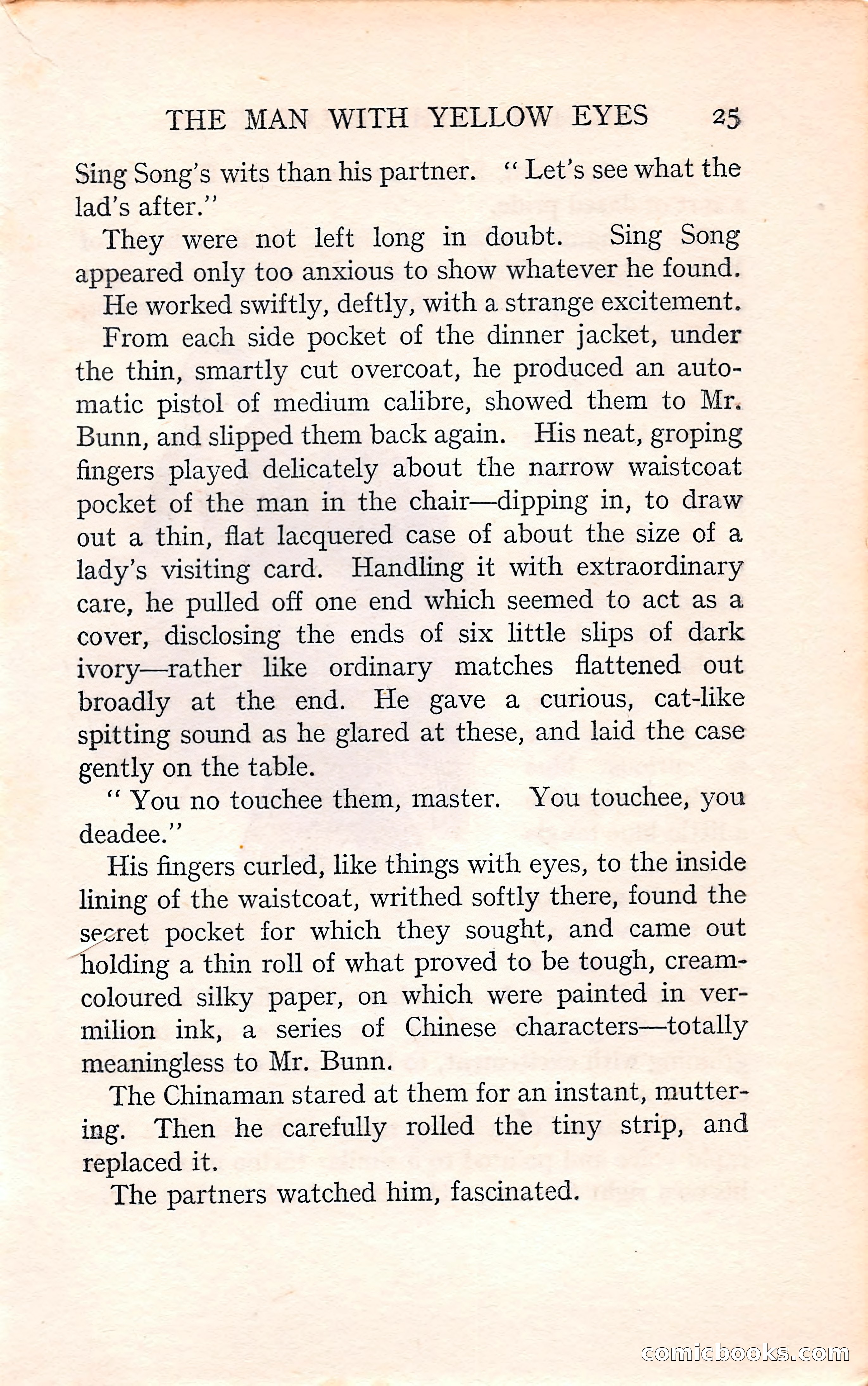 The Man with Yellow Eyes — page 25 of 255
