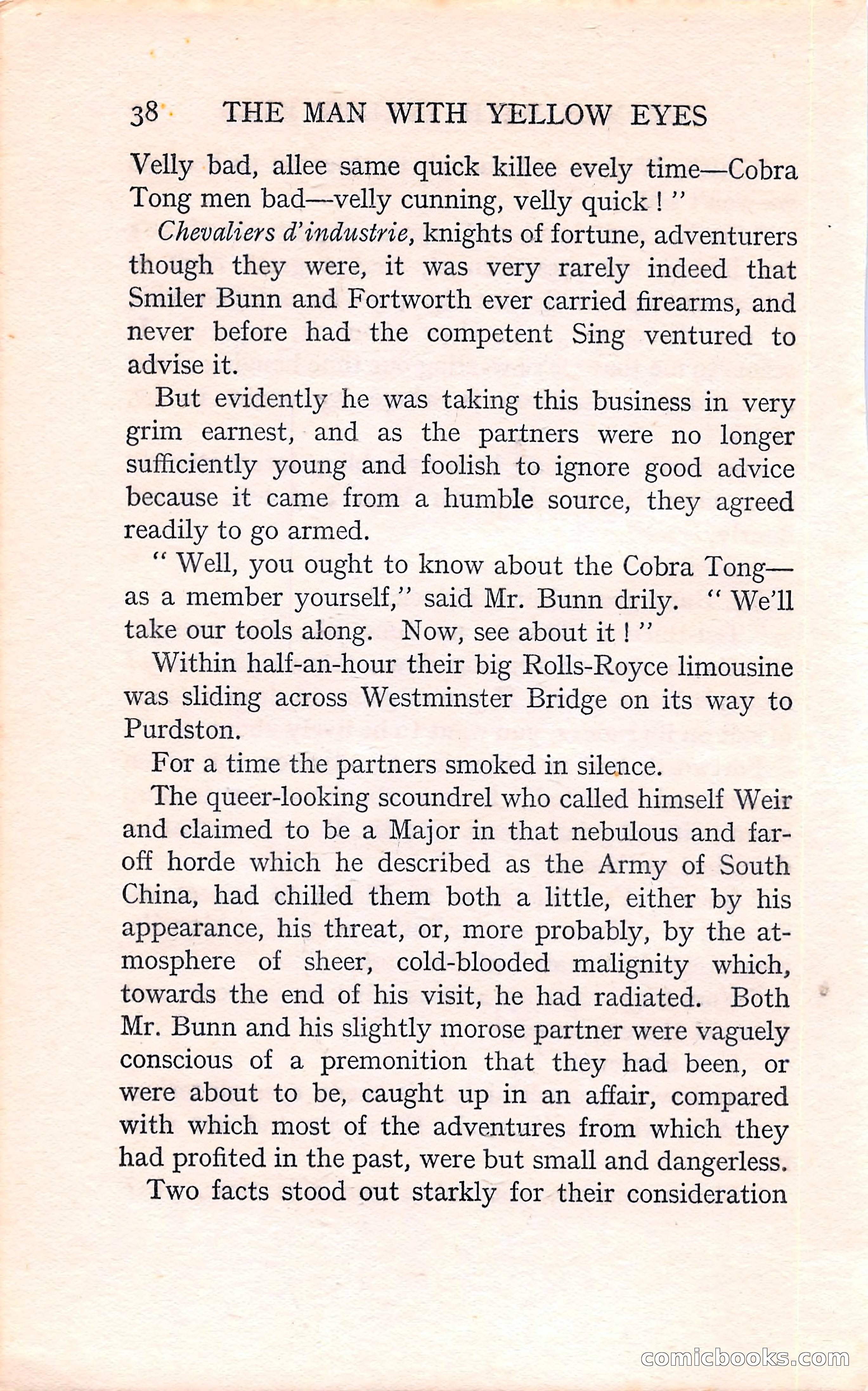 The Man with Yellow Eyes — page 38 of 255