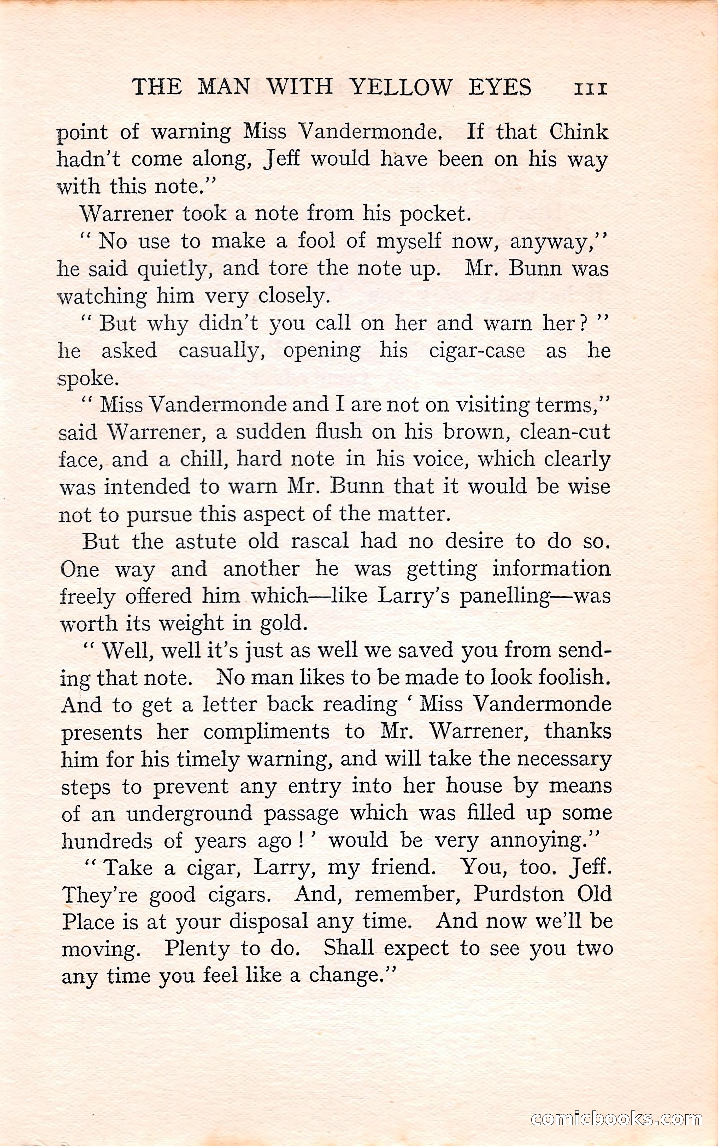 The Man with Yellow Eyes — page 111 of 255