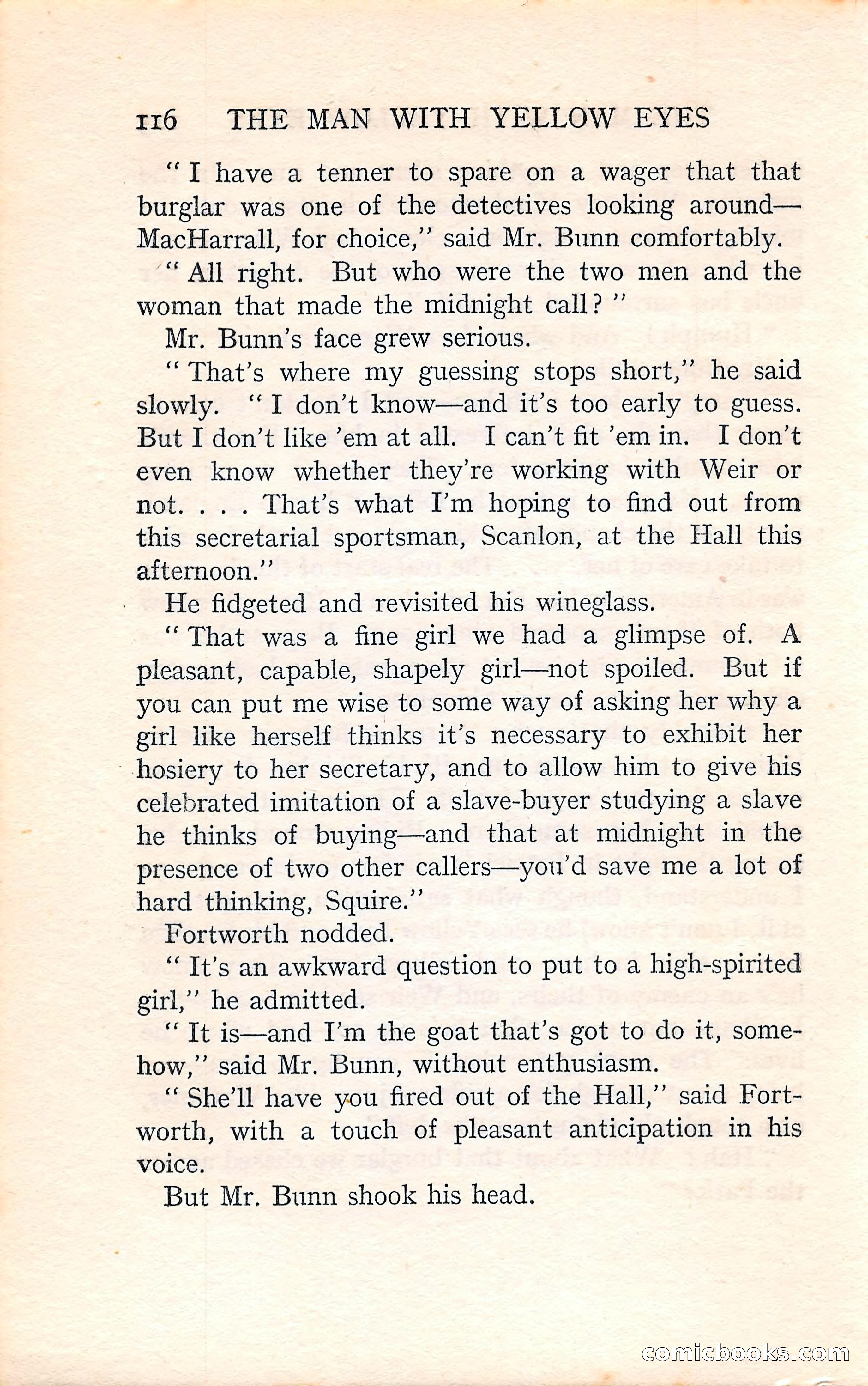 The Man with Yellow Eyes — page 116 of 255