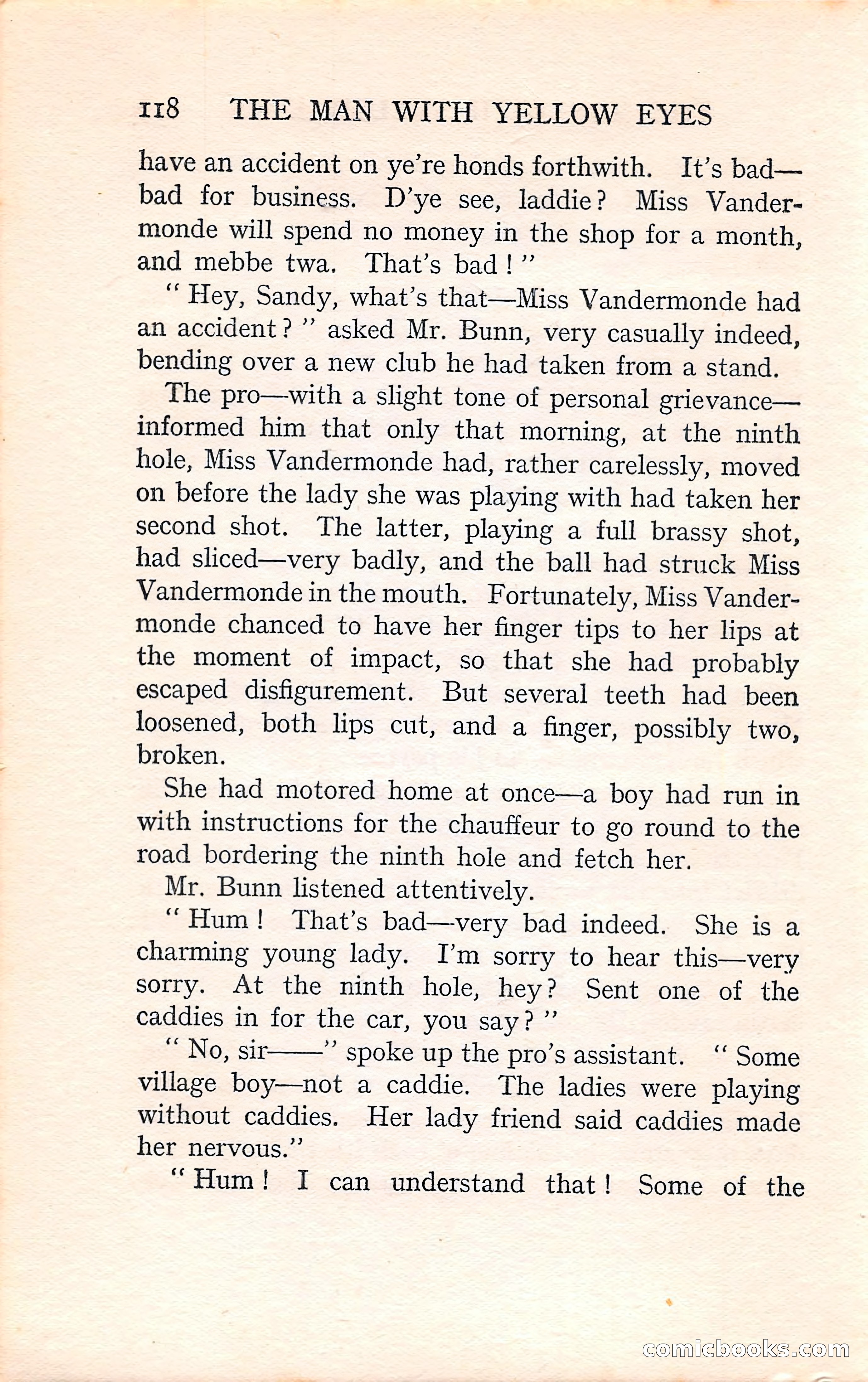 The Man with Yellow Eyes — page 118 of 255