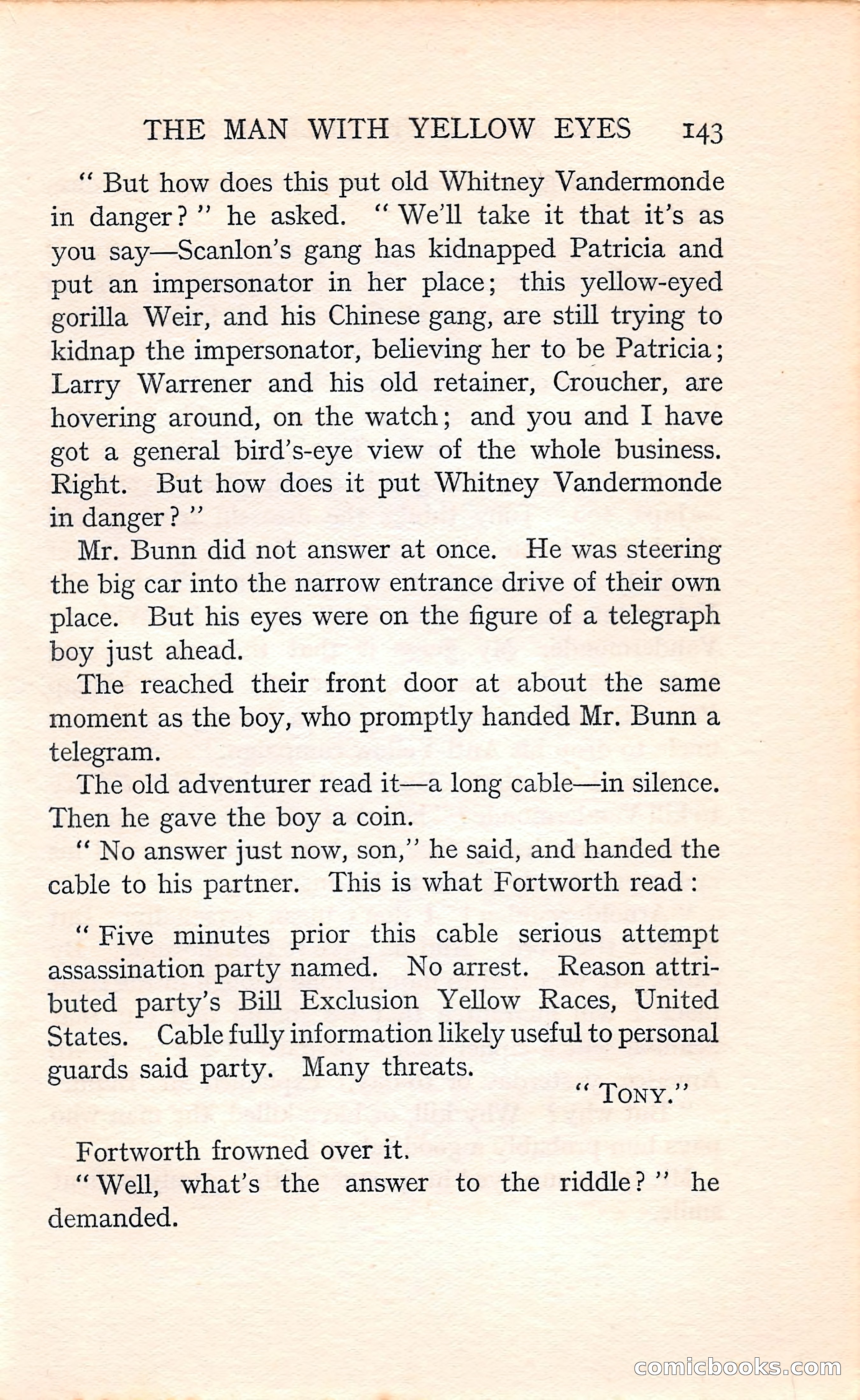 The Man with Yellow Eyes — page 143 of 255