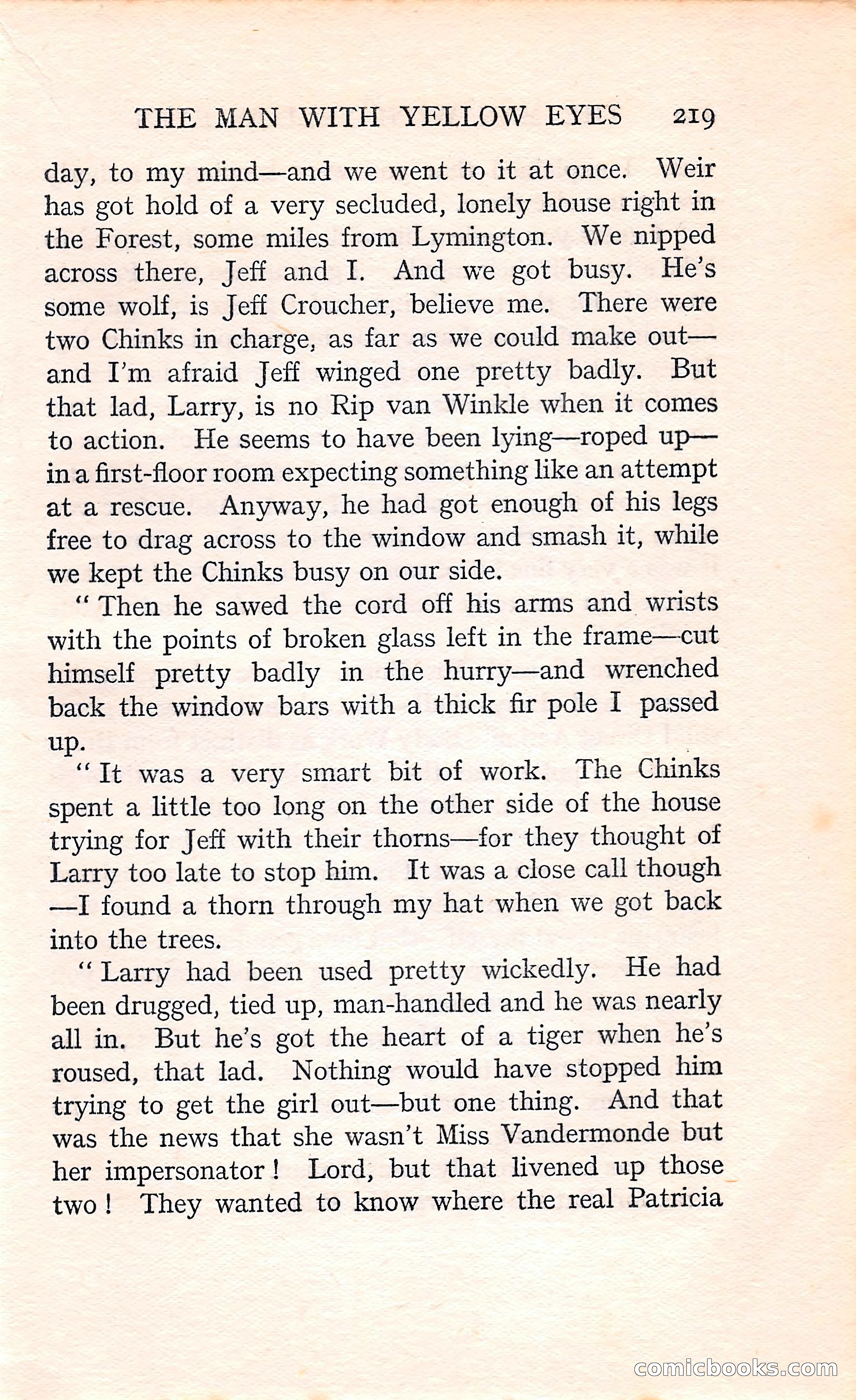 The Man with Yellow Eyes — page 219 of 255