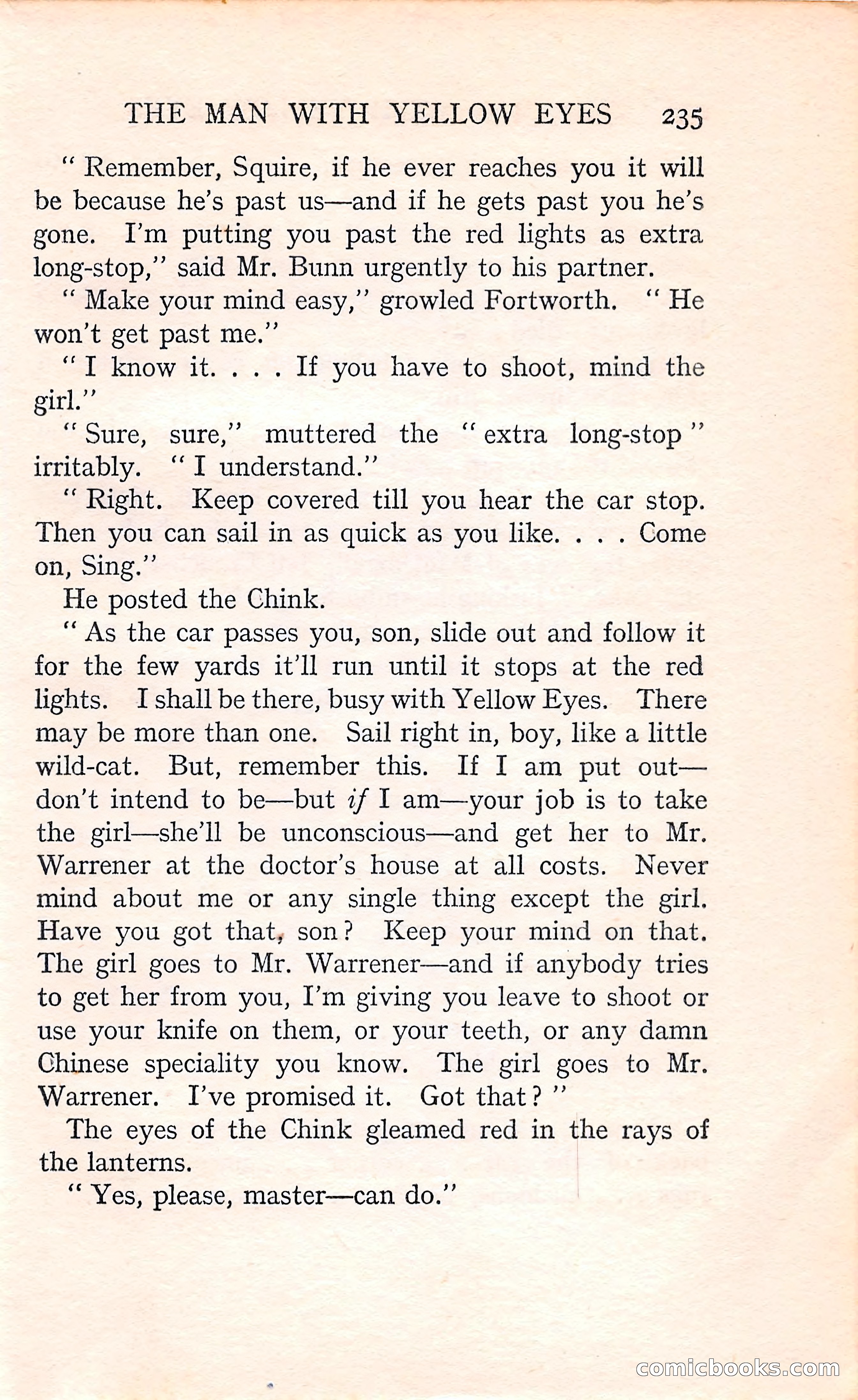 The Man with Yellow Eyes — page 235 of 255