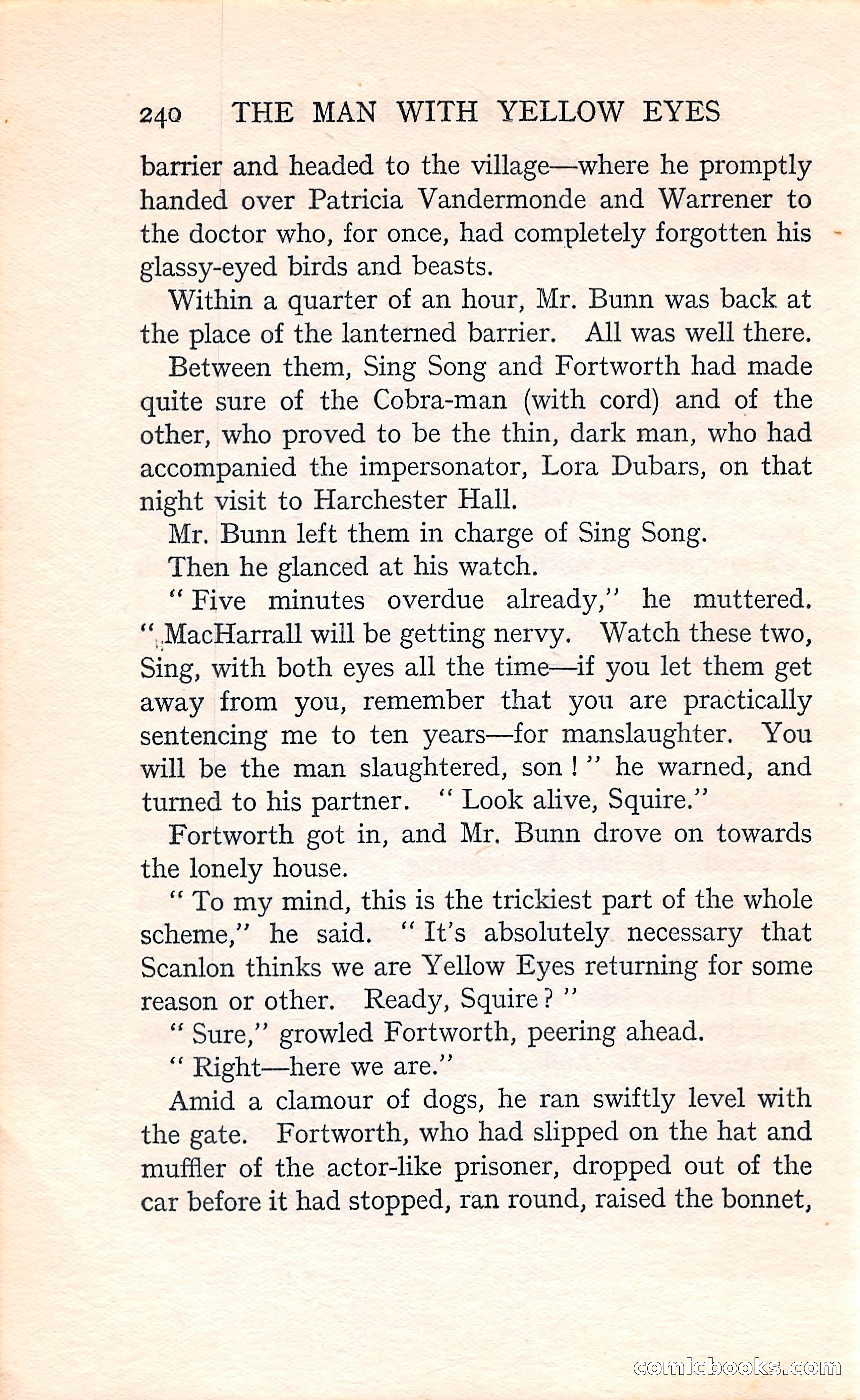 The Man with Yellow Eyes — page 240 of 255