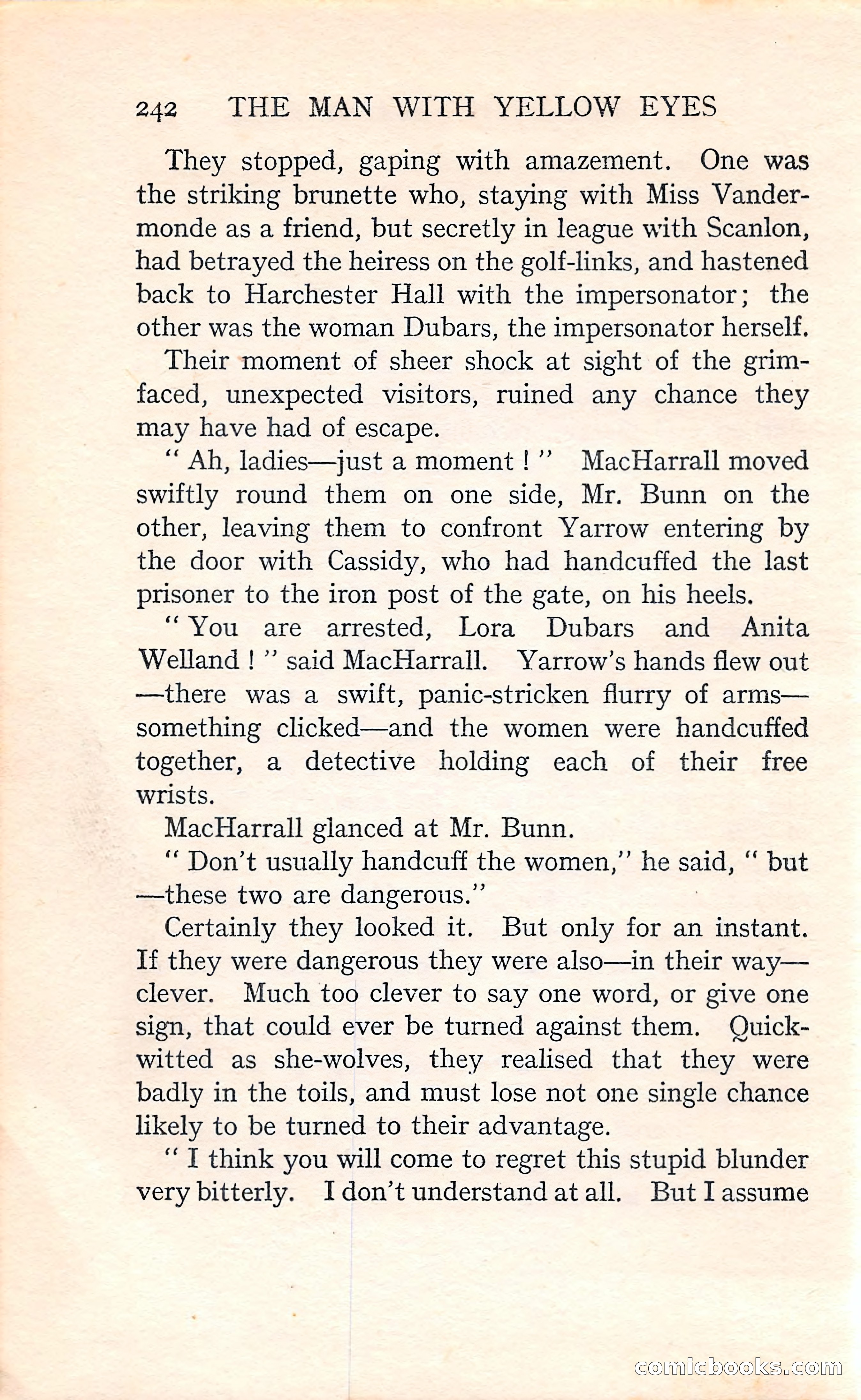 The Man with Yellow Eyes — page 242 of 255