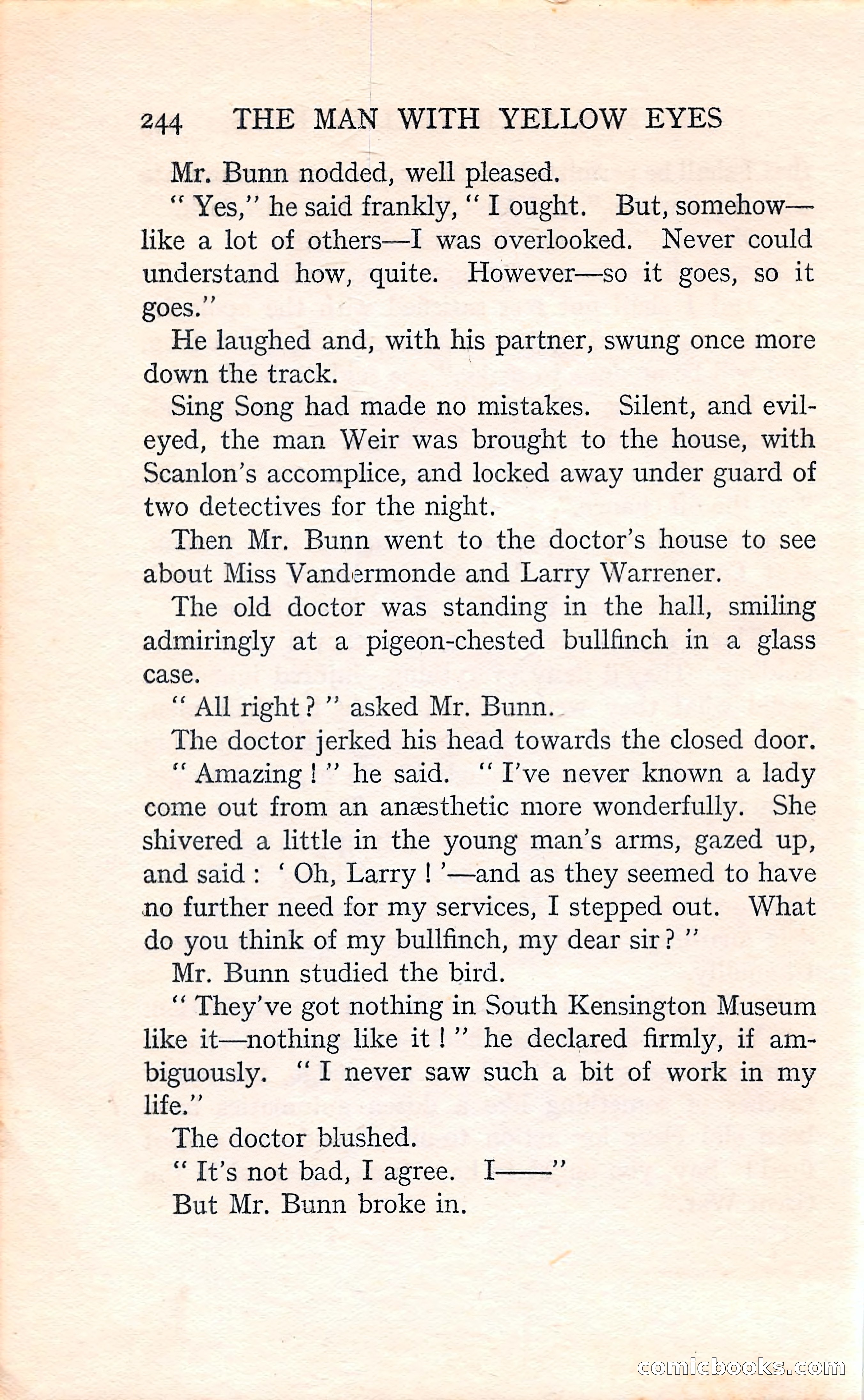 The Man with Yellow Eyes — page 244 of 255