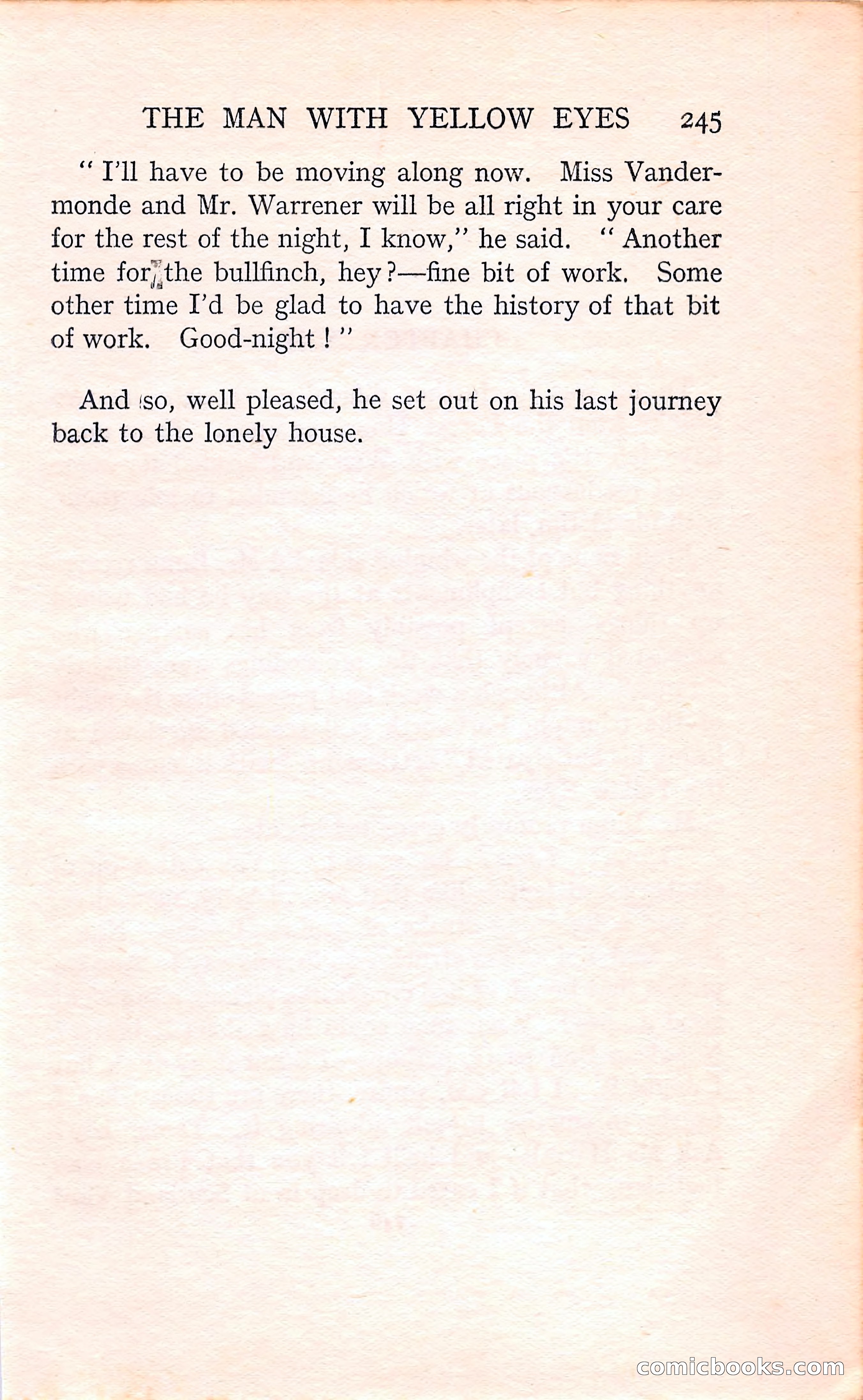 The Man with Yellow Eyes — page 245 of 255