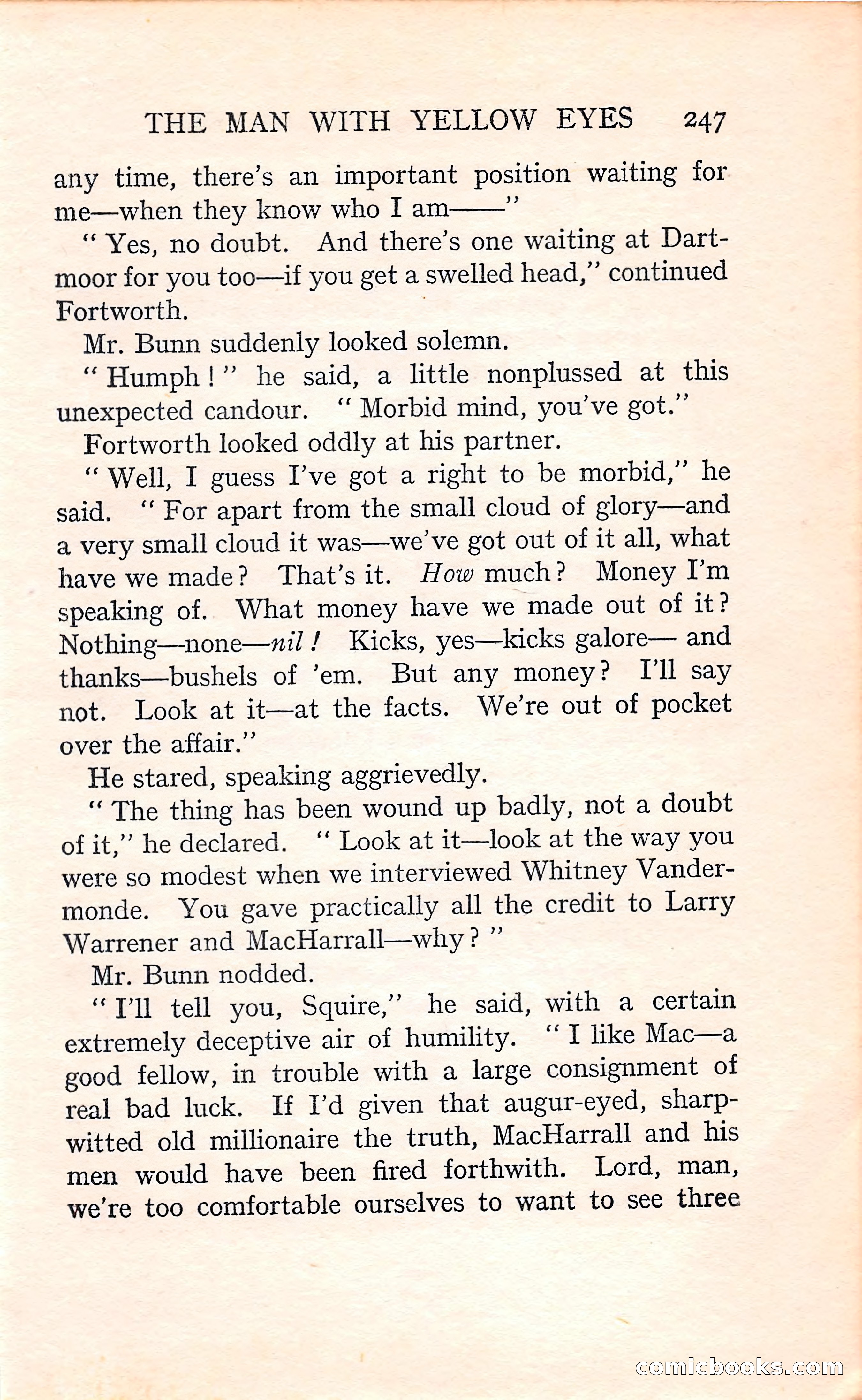 The Man with Yellow Eyes — page 247 of 255