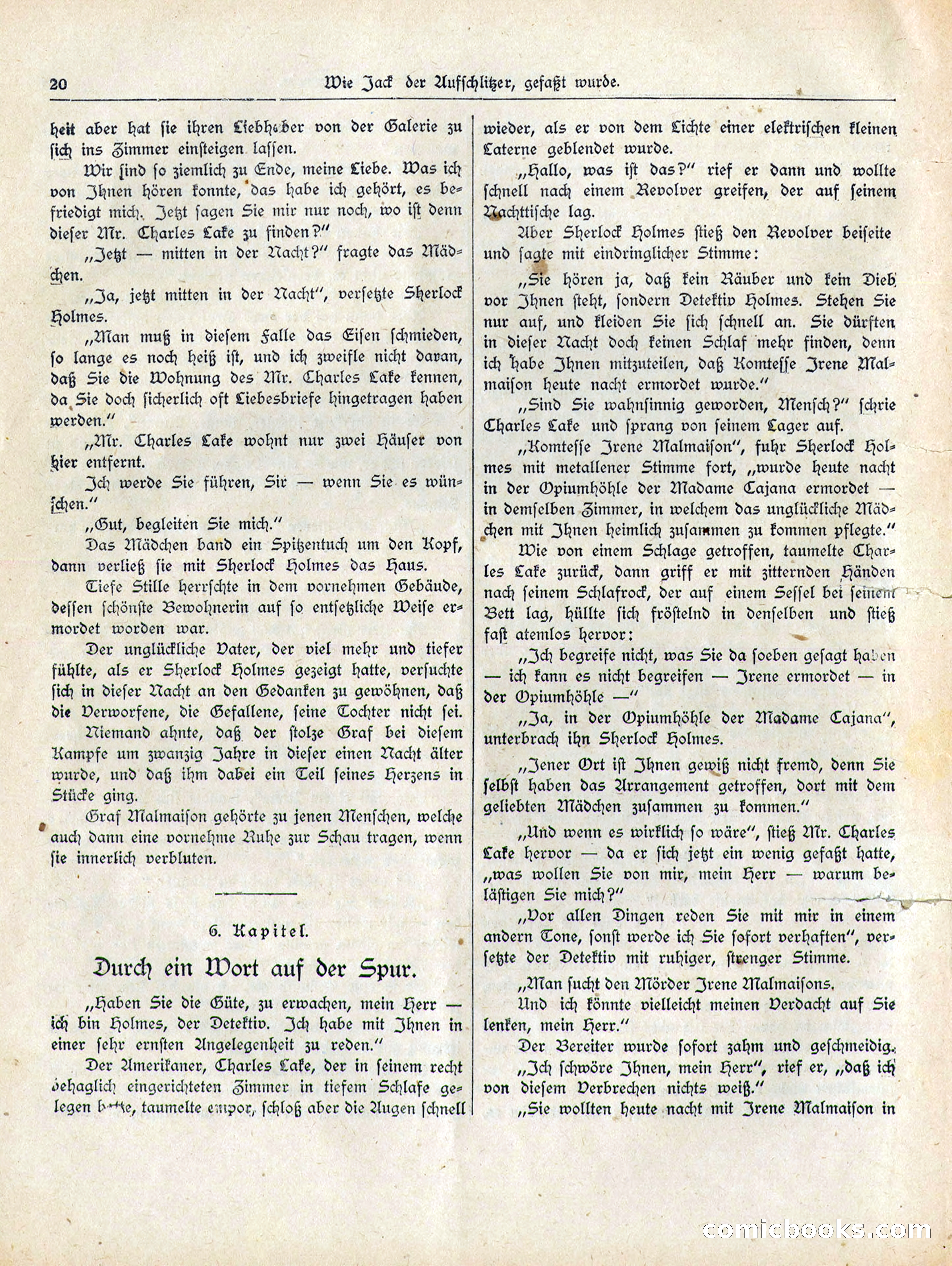 Aus den Geheimakten des Welt-Detektivs No. 18 — page 22 of 36
