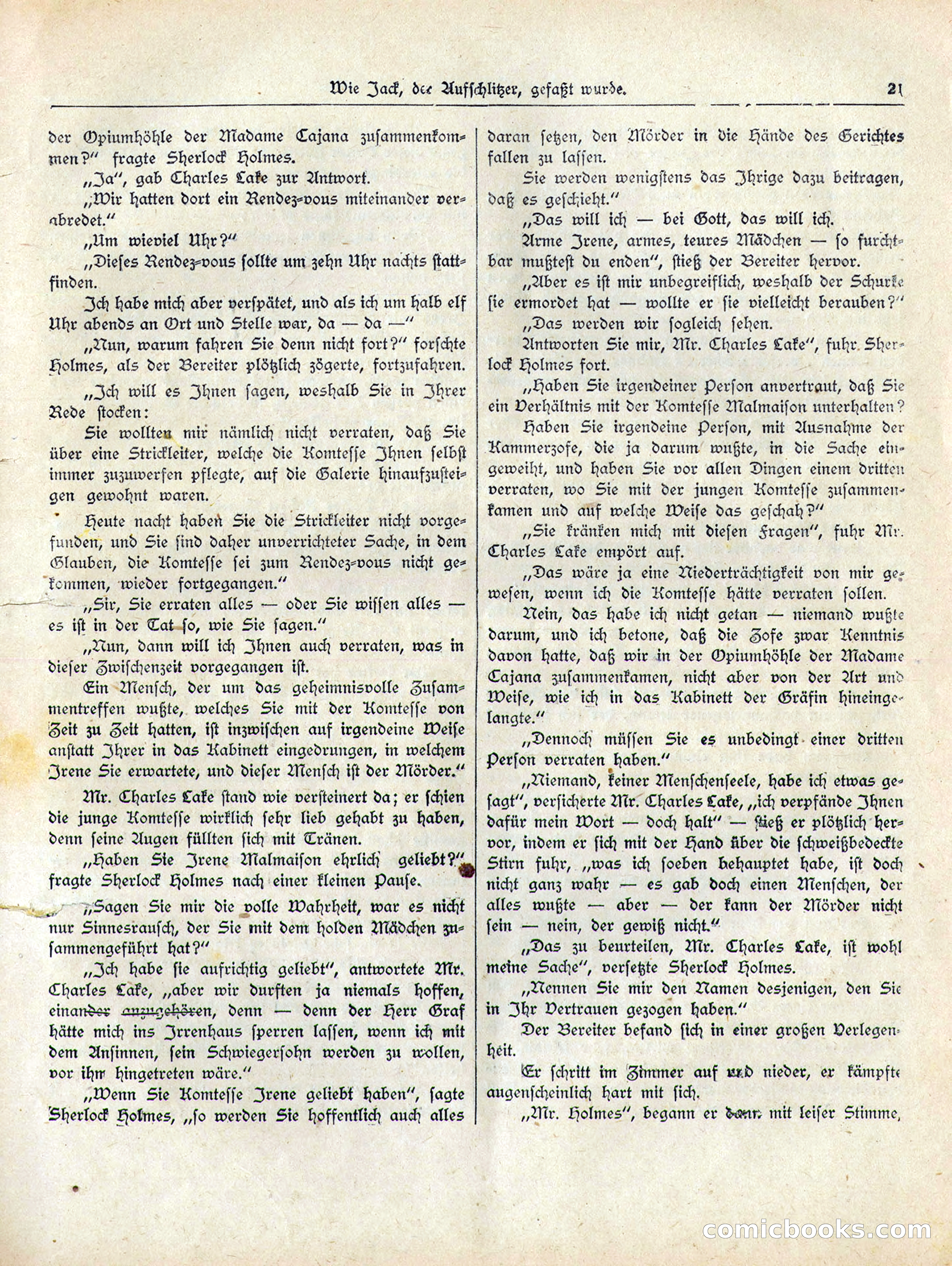 Aus den Geheimakten des Welt-Detektivs No. 18 — page 23 of 36