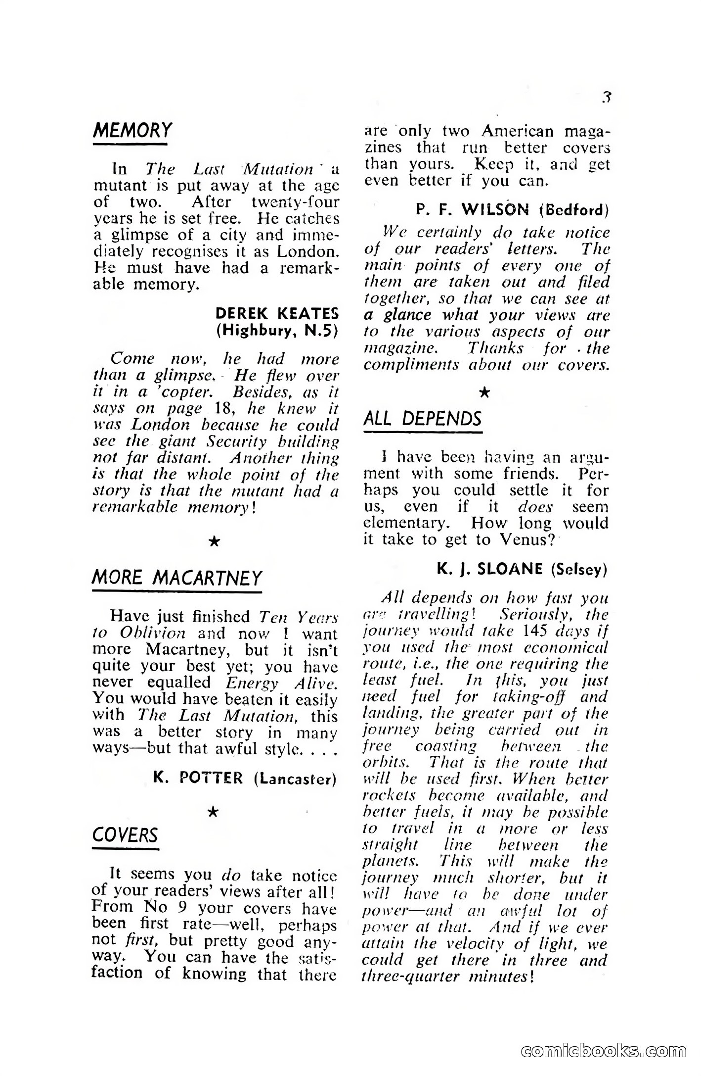 Authentic Science Fiction, December 1951 — page 5 of 115