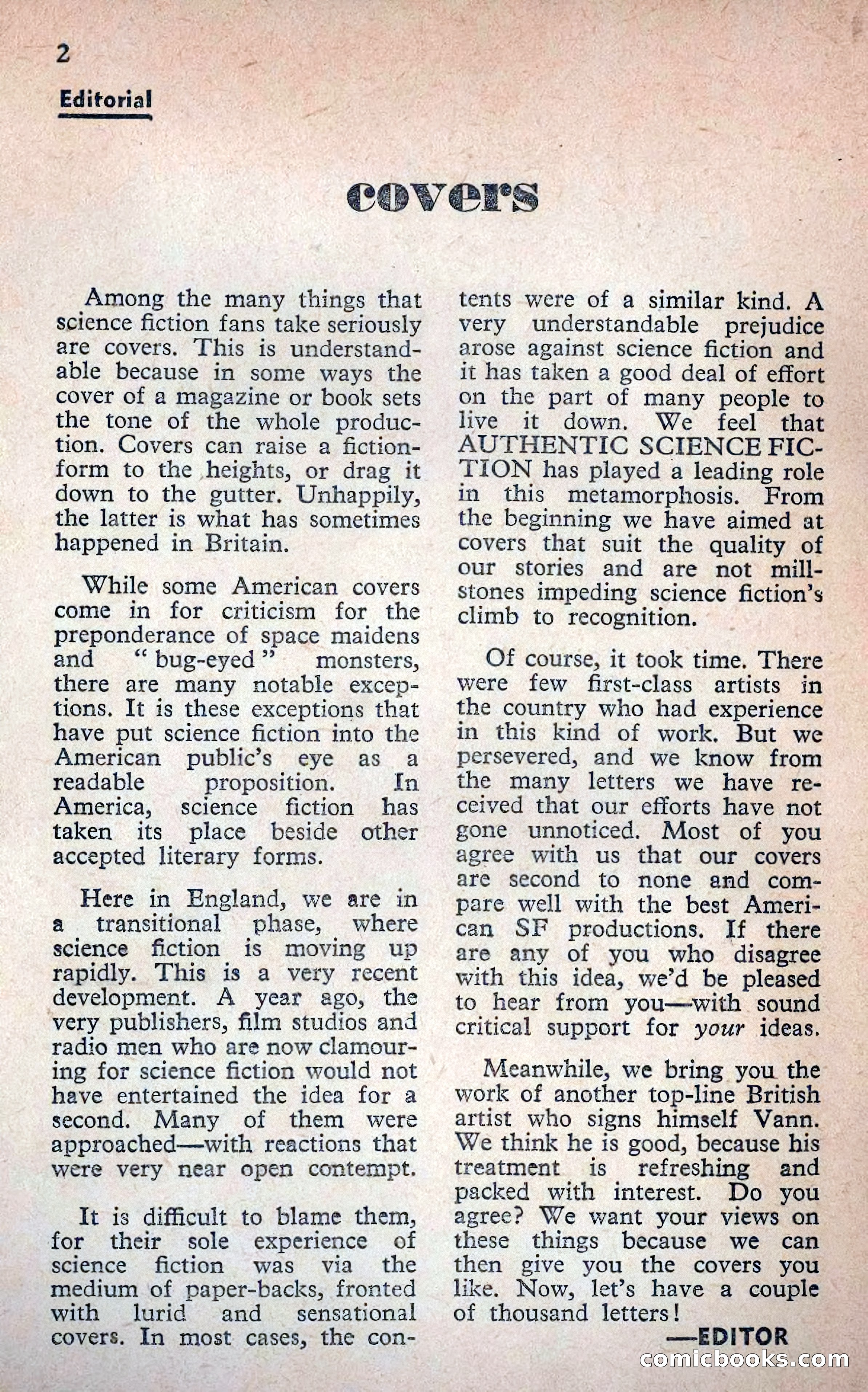 Authentic Science Fiction Monthly, No. 20 — page 3 of 115