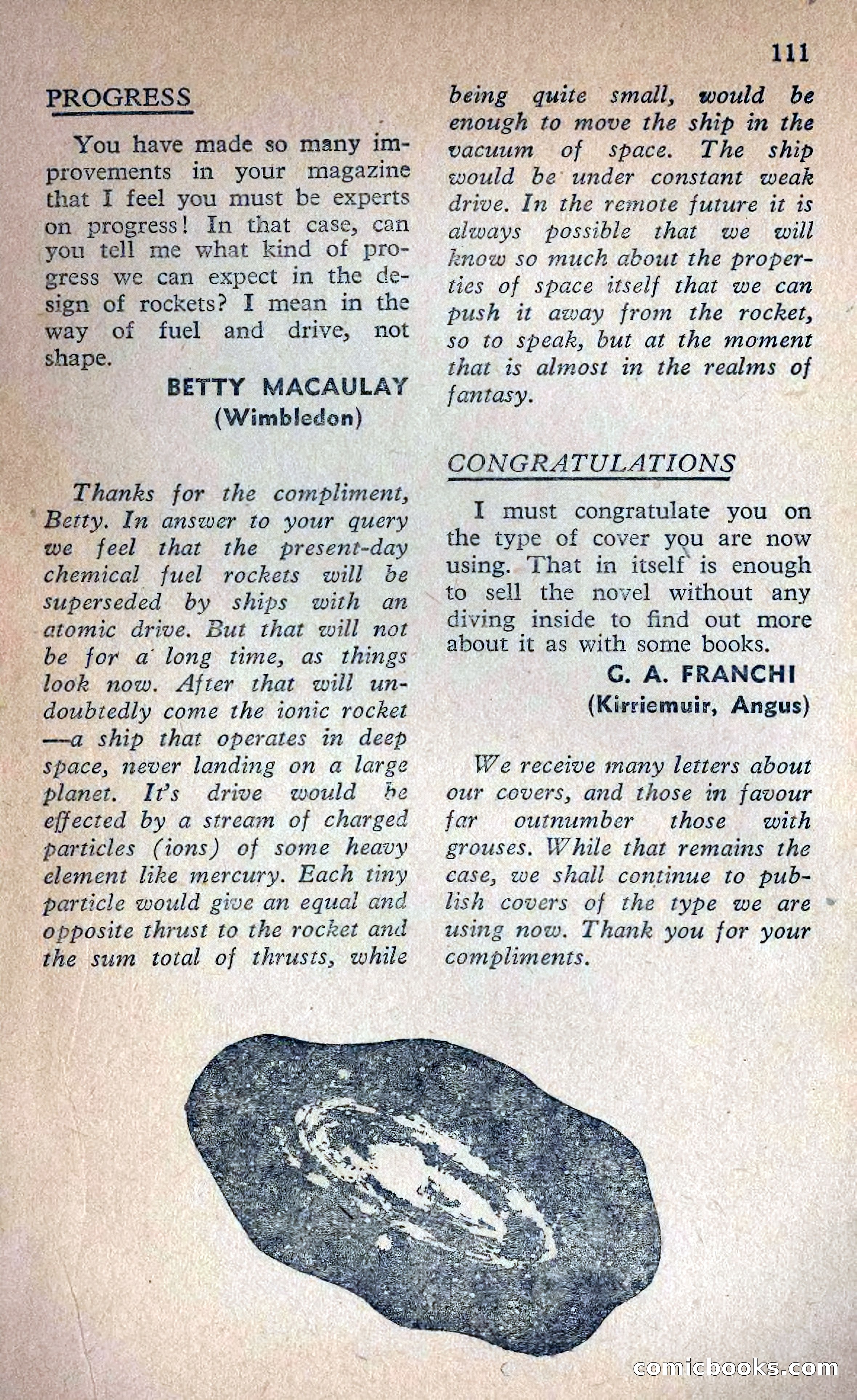 Authentic Science Fiction Monthly, No. 20 — page 112 of 115