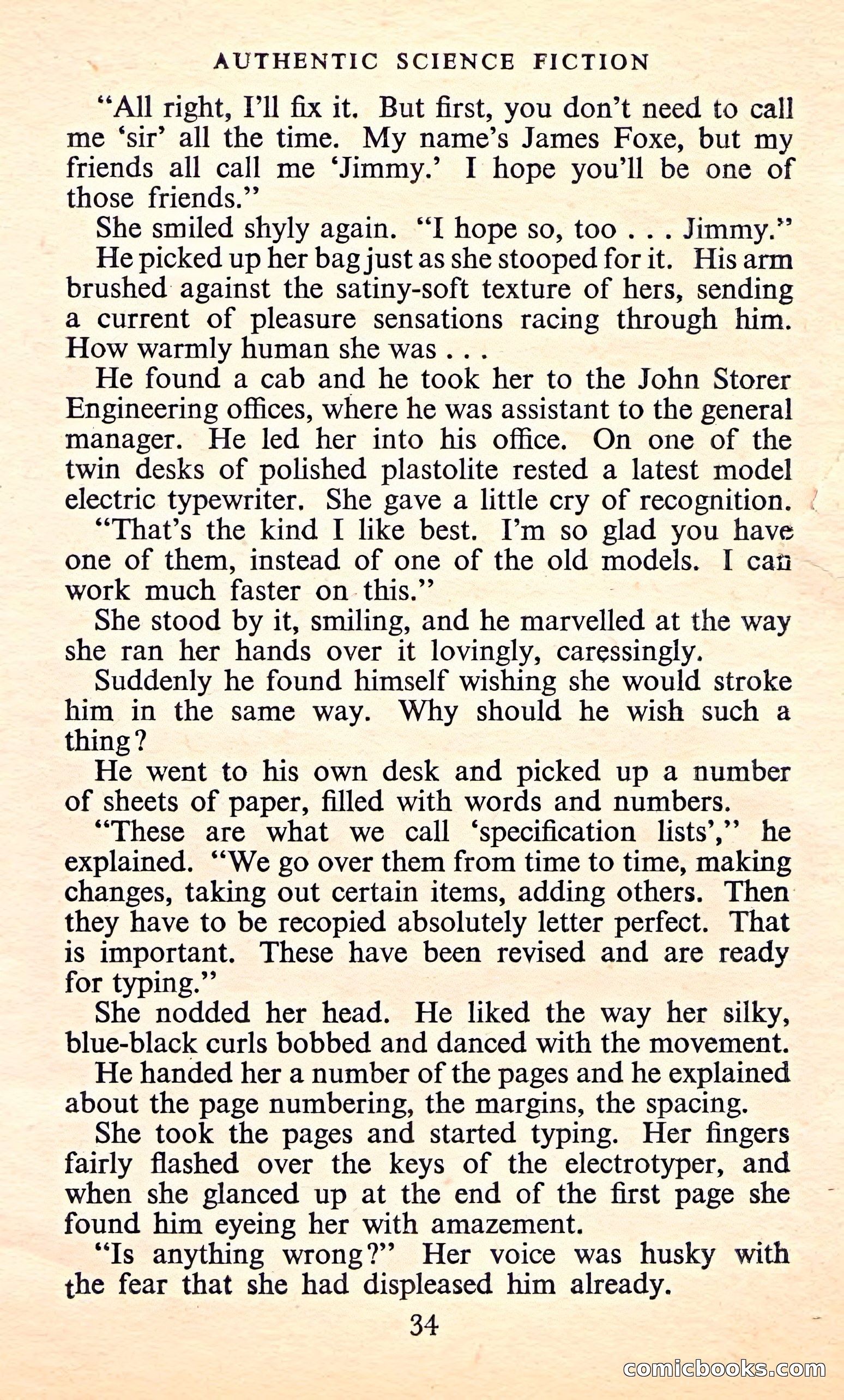 Authentic Science Fiction Monthly, No. 31 — page 35 of 149
