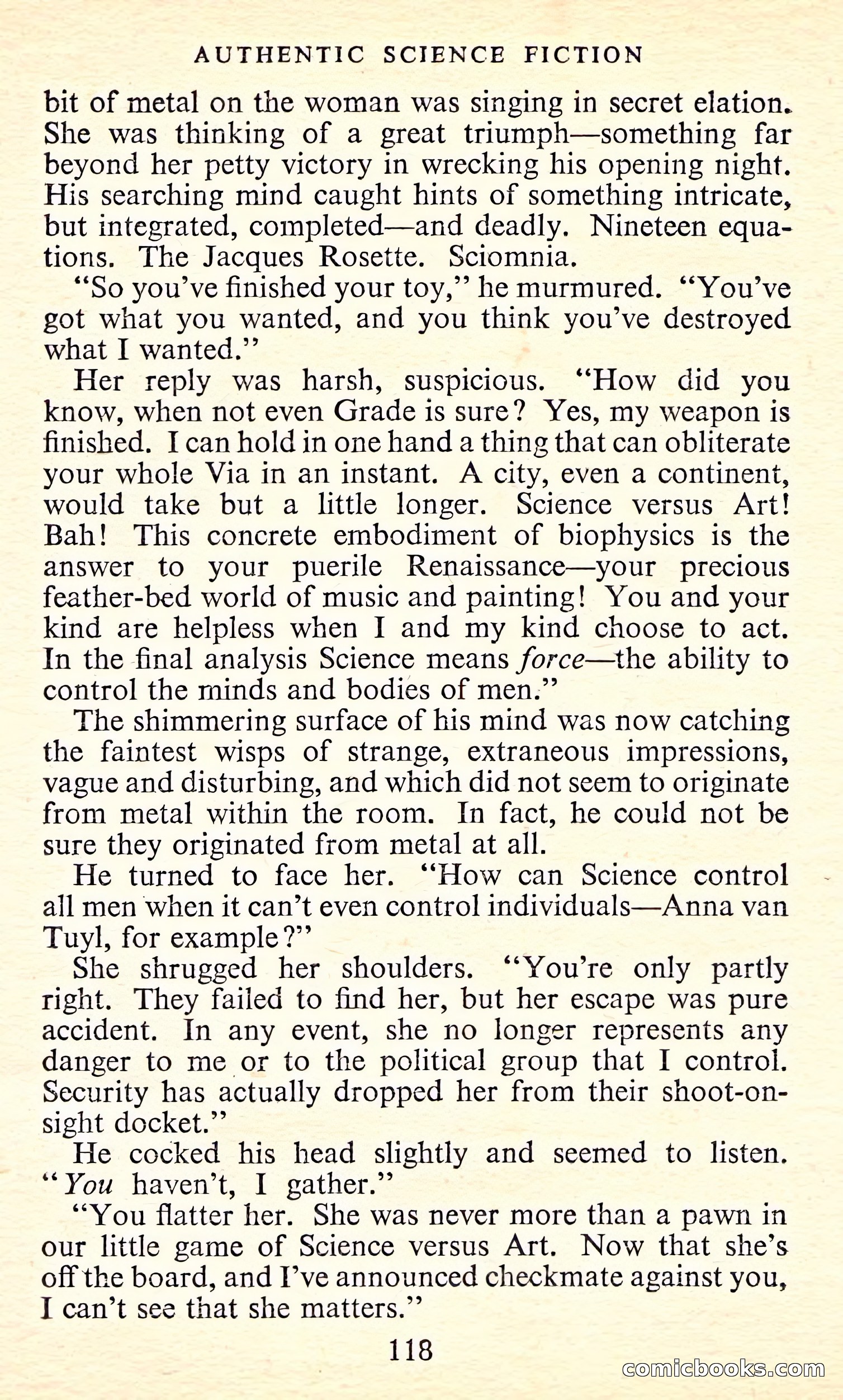Authentic Science Fiction Monthly, No. 31 — page 119 of 149