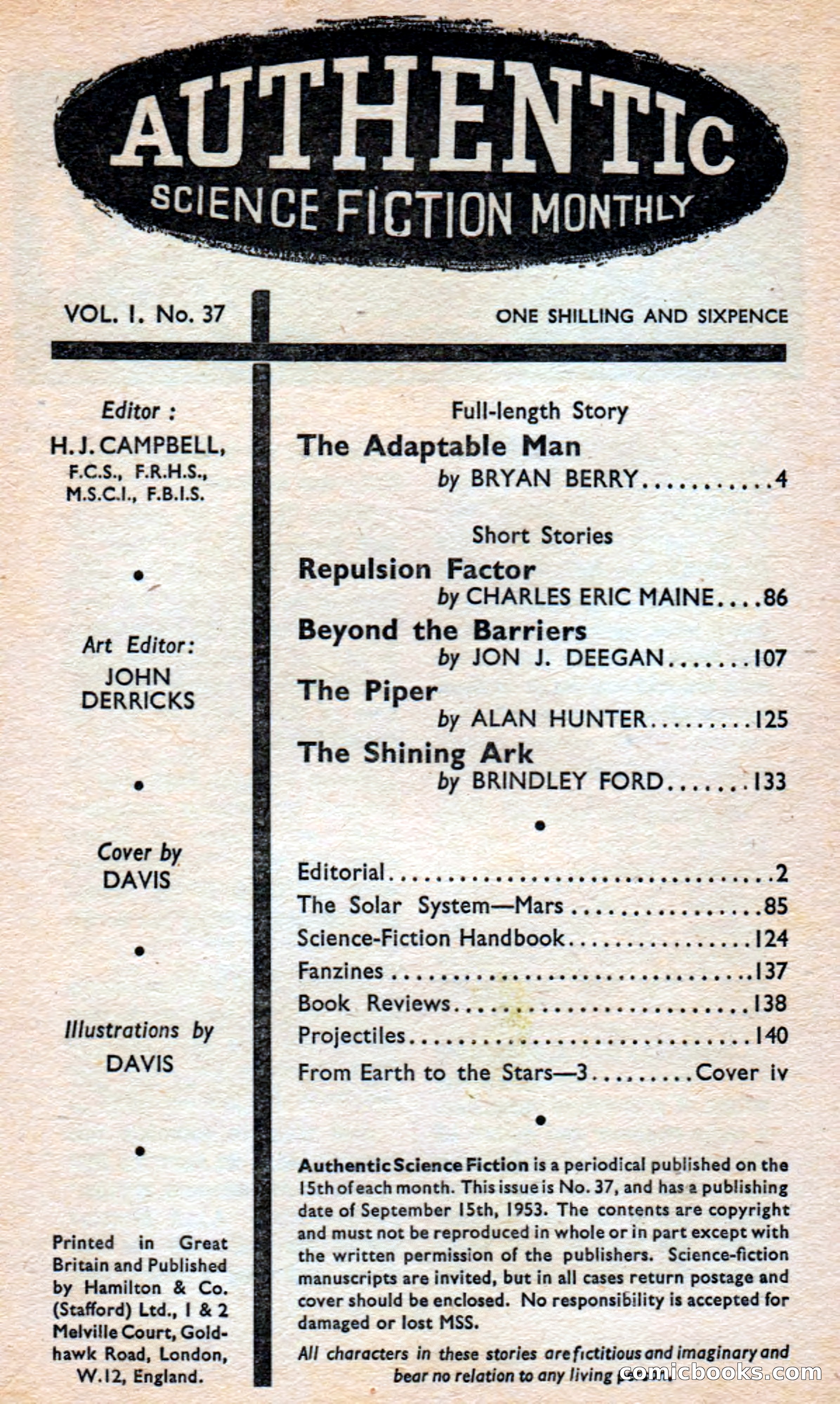 Authentic Science Fiction Monthly No. 37 — page 2 of 146