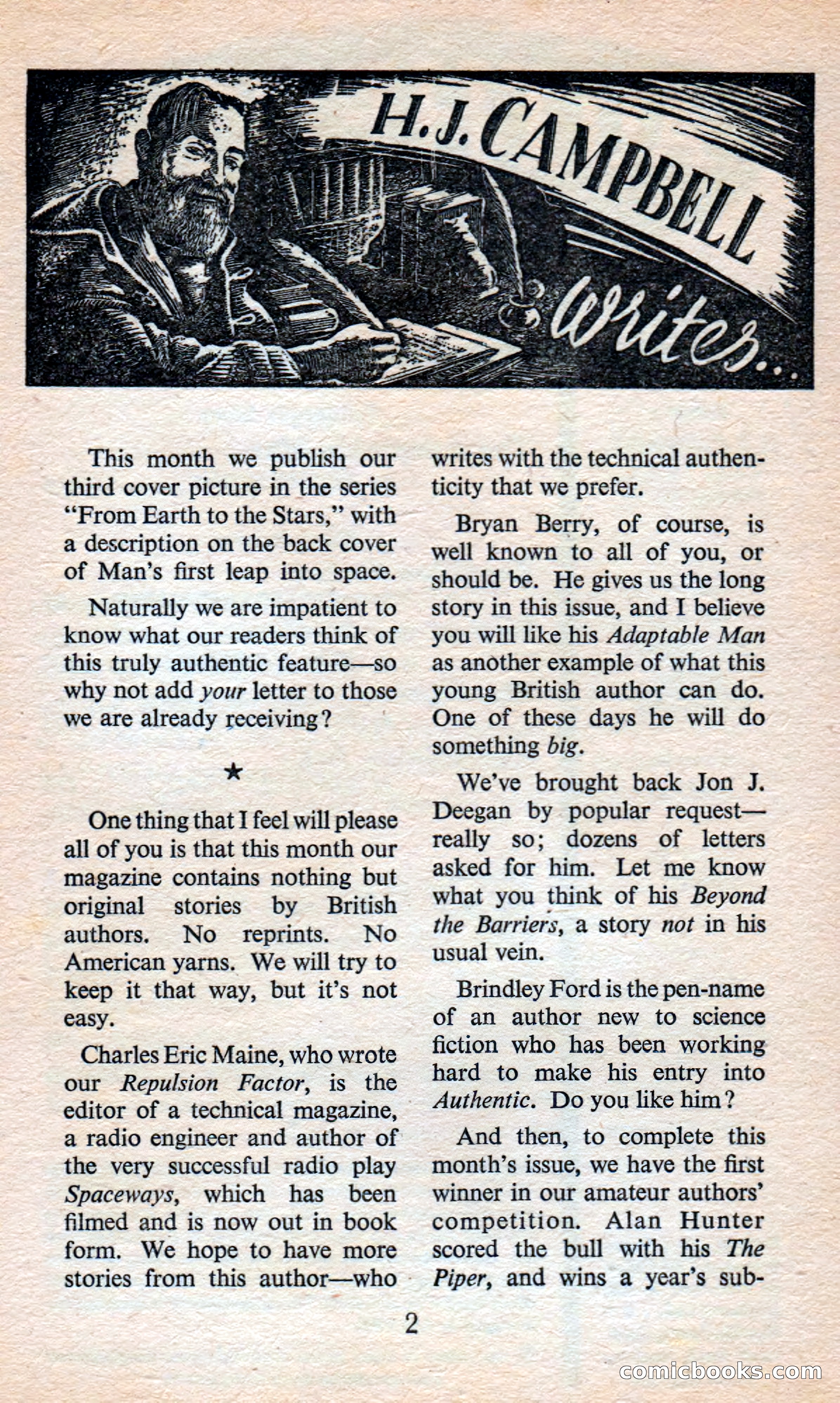 Authentic Science Fiction Monthly No. 37 — page 3 of 146