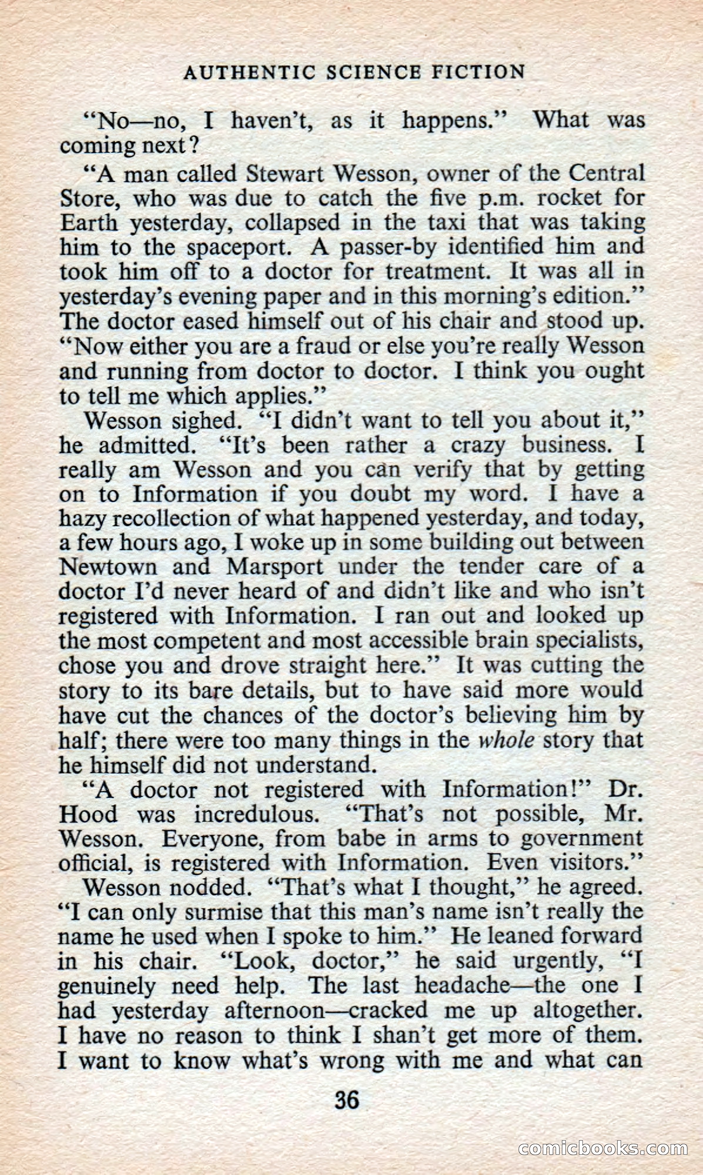 Authentic Science Fiction Monthly No. 37 — page 37 of 146