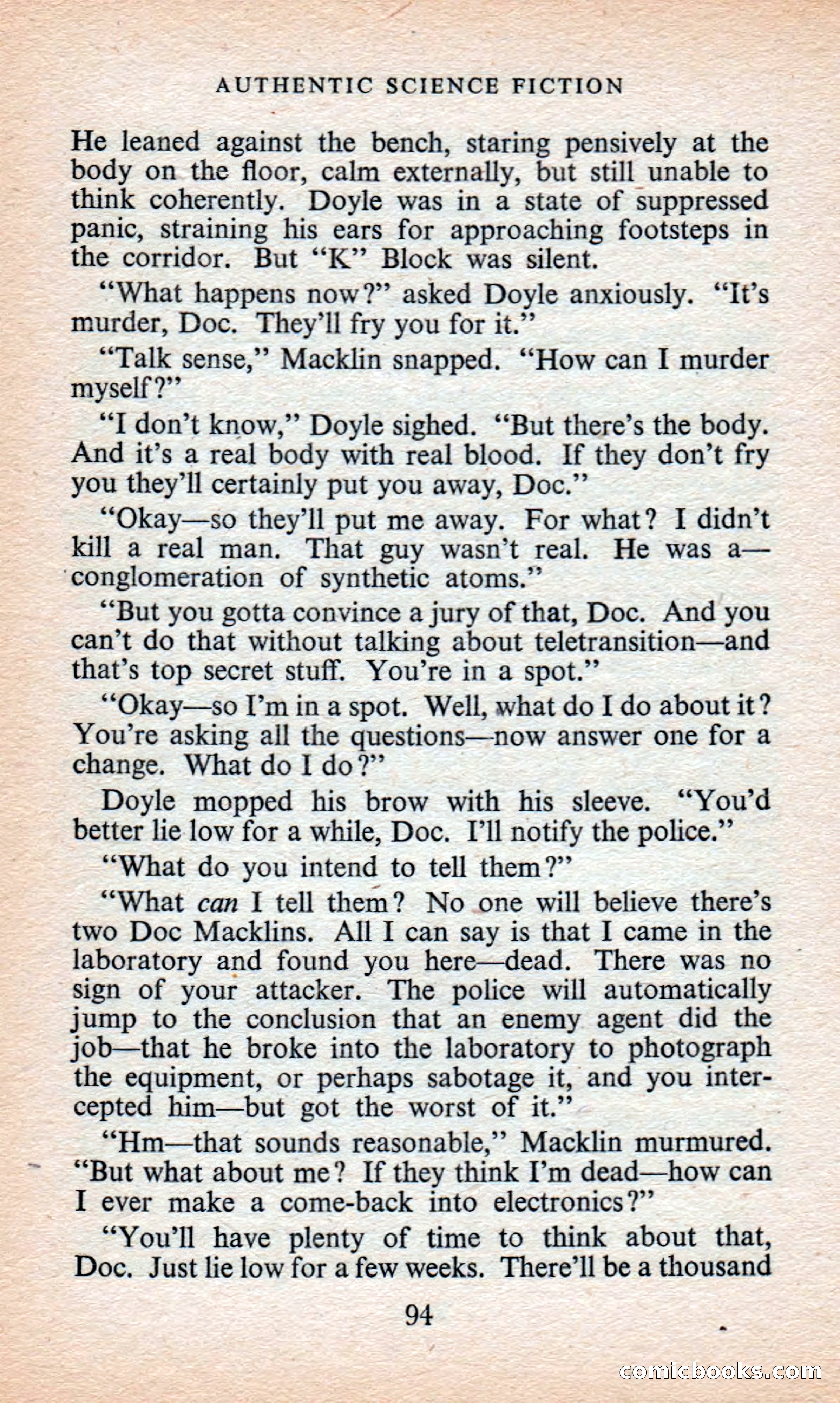 Authentic Science Fiction Monthly No. 37 — page 95 of 146