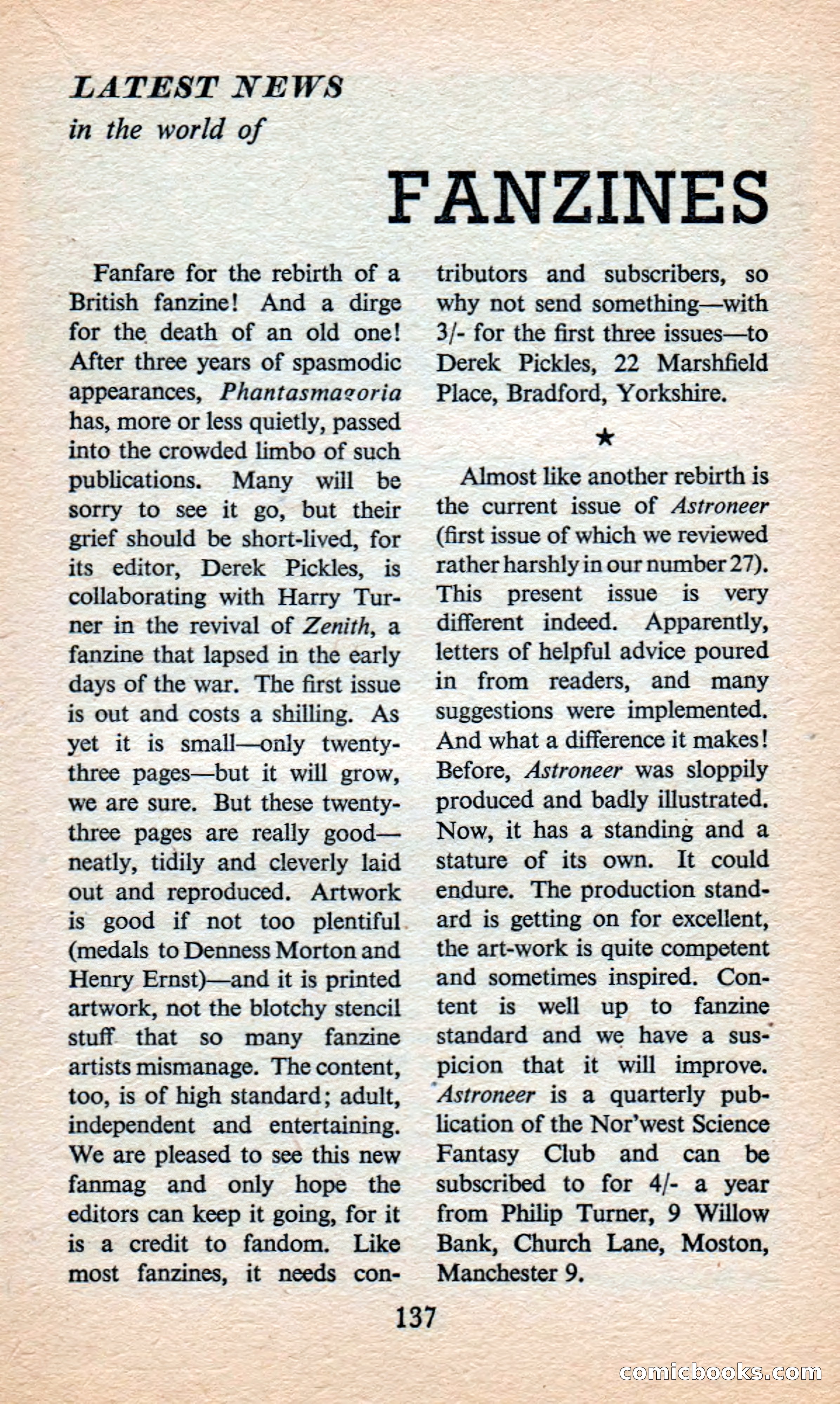 Authentic Science Fiction Monthly No. 37 — page 138 of 146