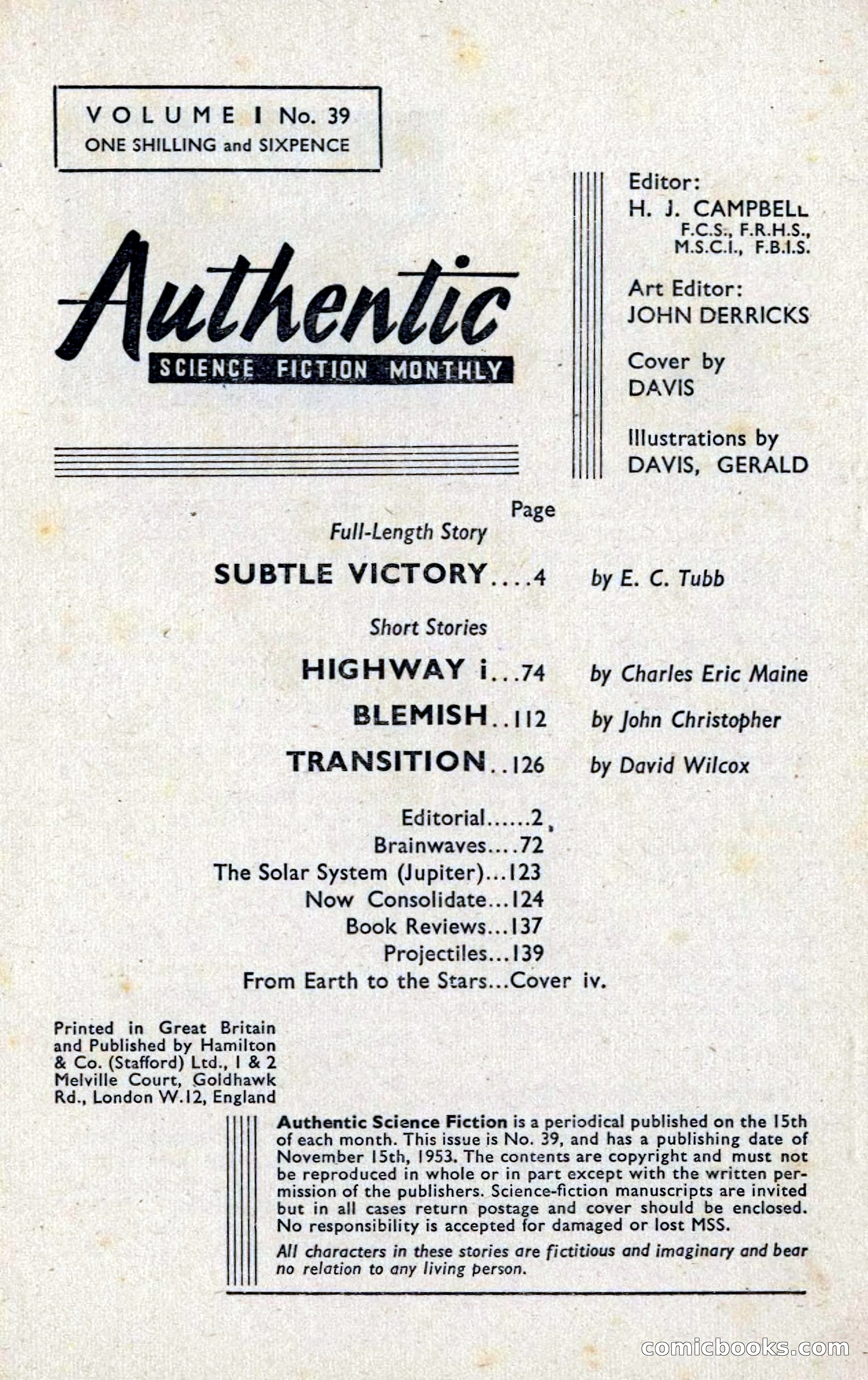 Authentic Science Fiction Monthly No. 39 — page 2 of 146