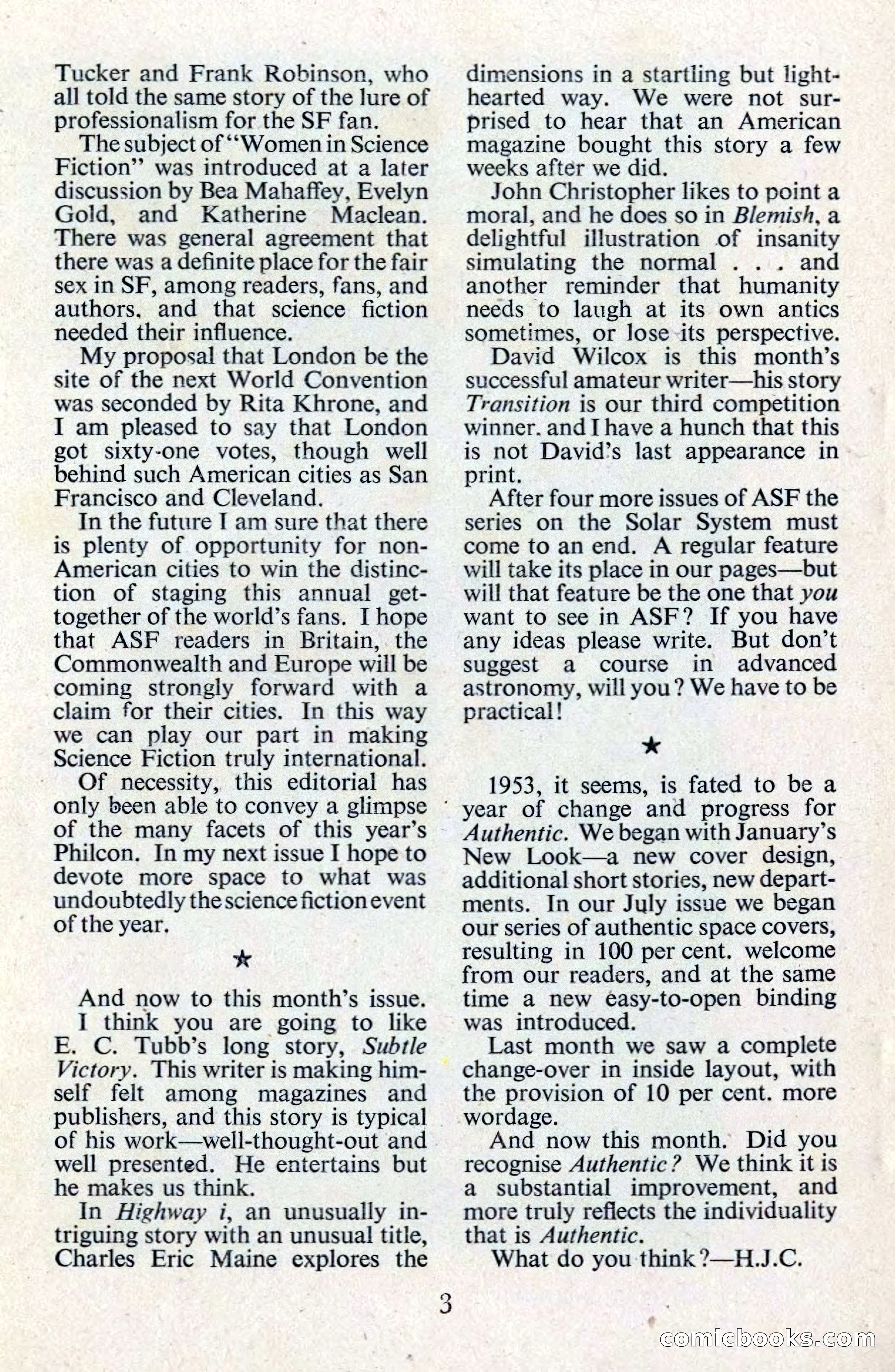Authentic Science Fiction Monthly No. 39 — page 4 of 146