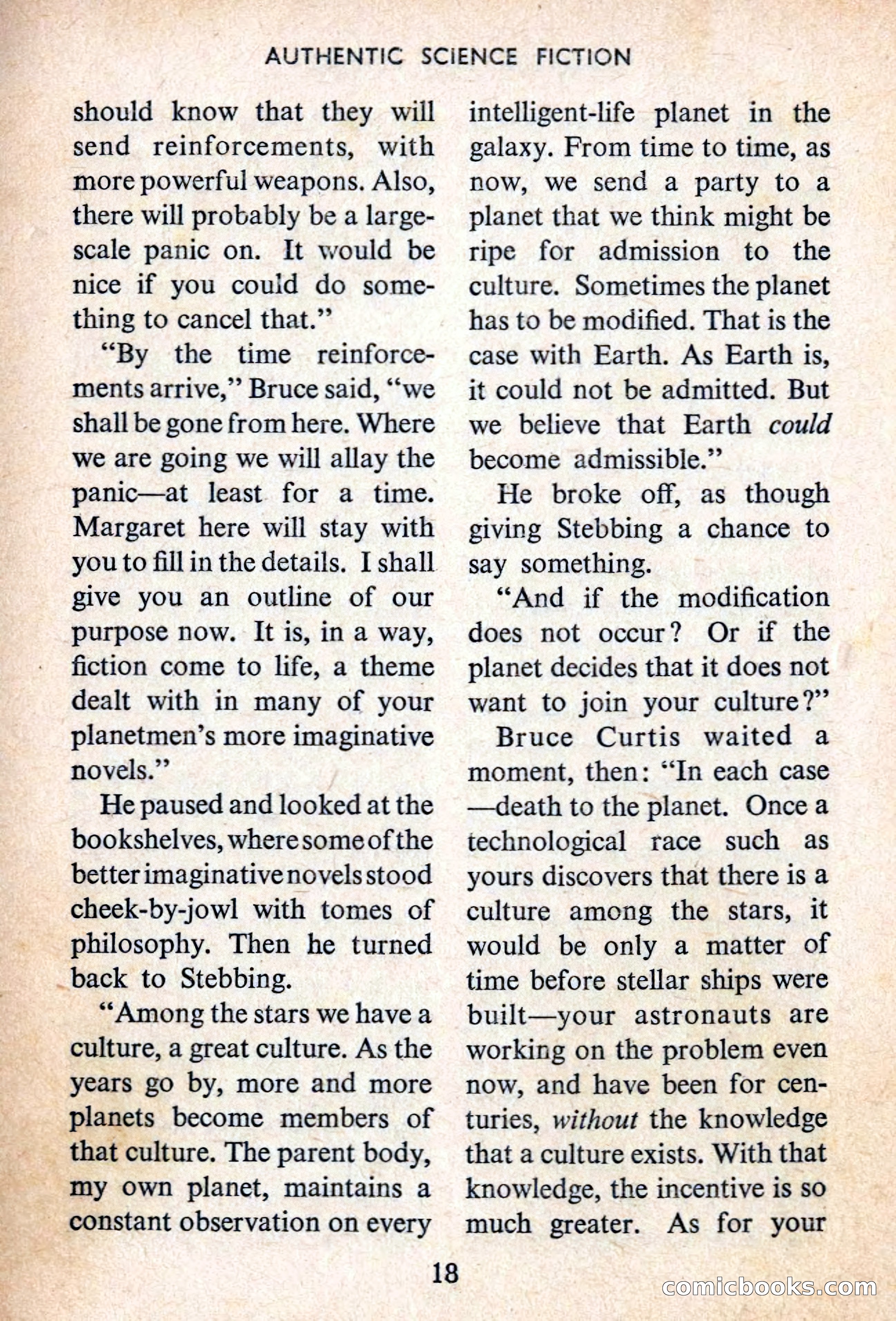 Authentic Science Fiction Monthly No. 40 — page 19 of 146