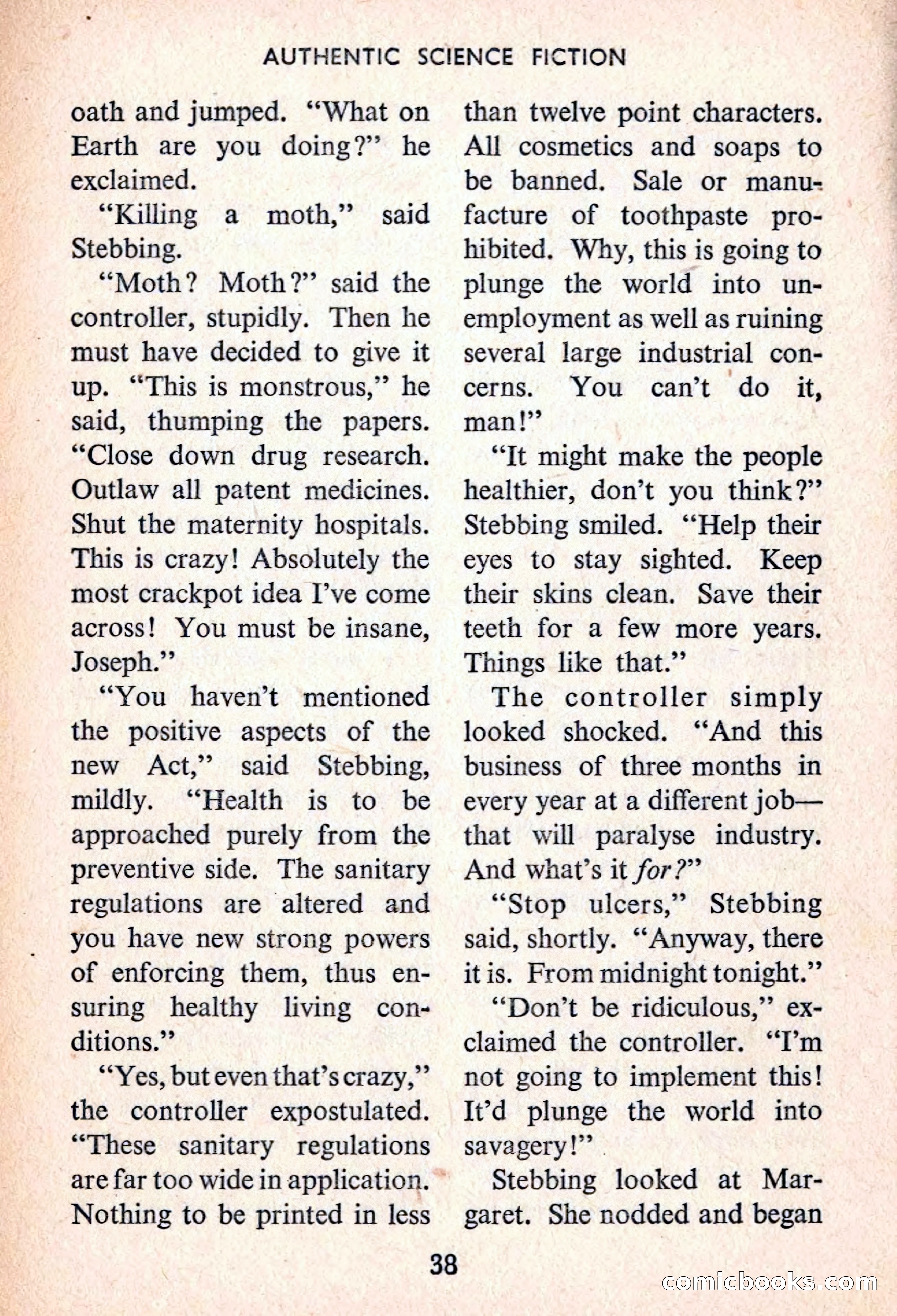 Authentic Science Fiction Monthly No. 40 — page 39 of 146