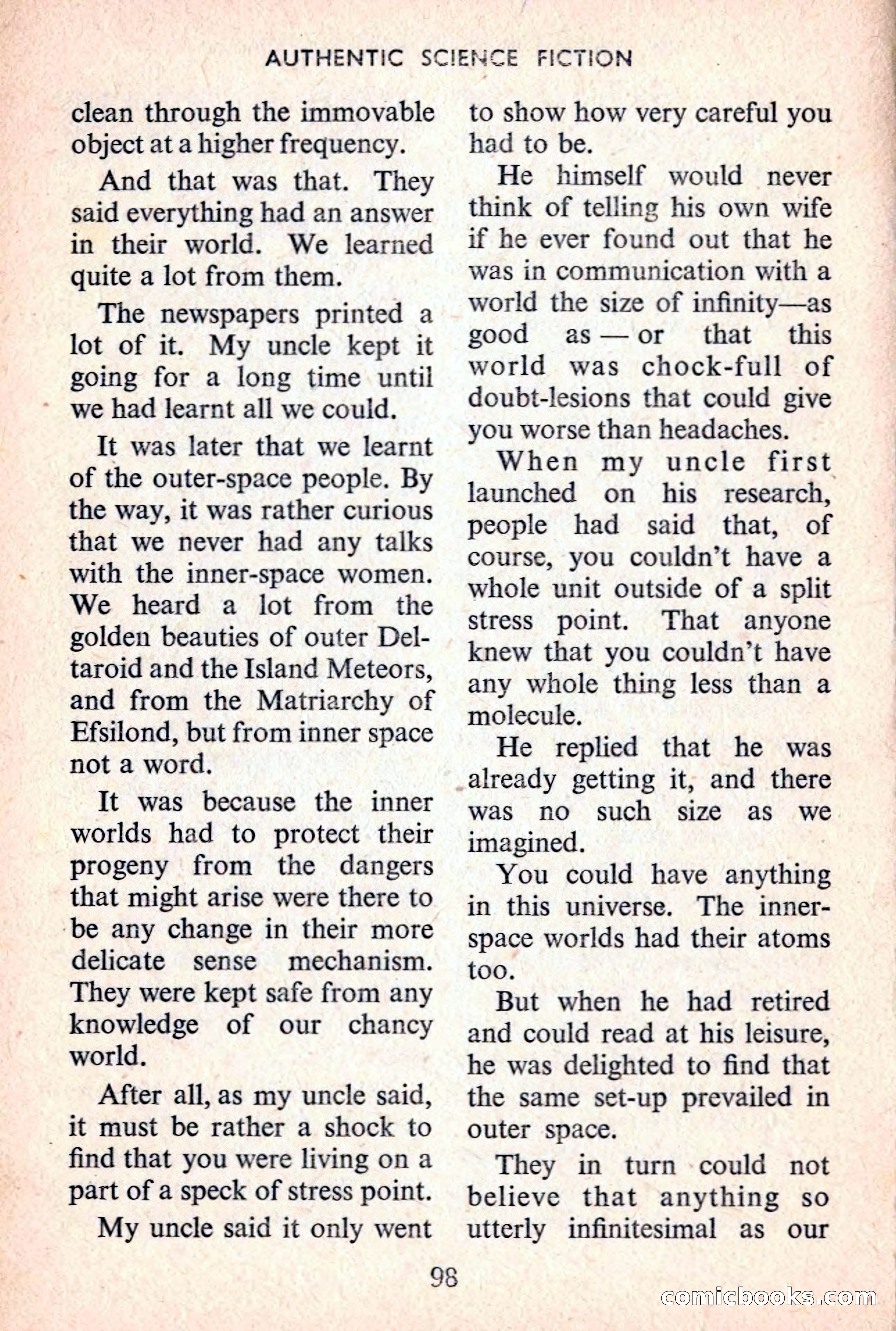 Authentic Science Fiction Monthly No. 40 — page 99 of 146