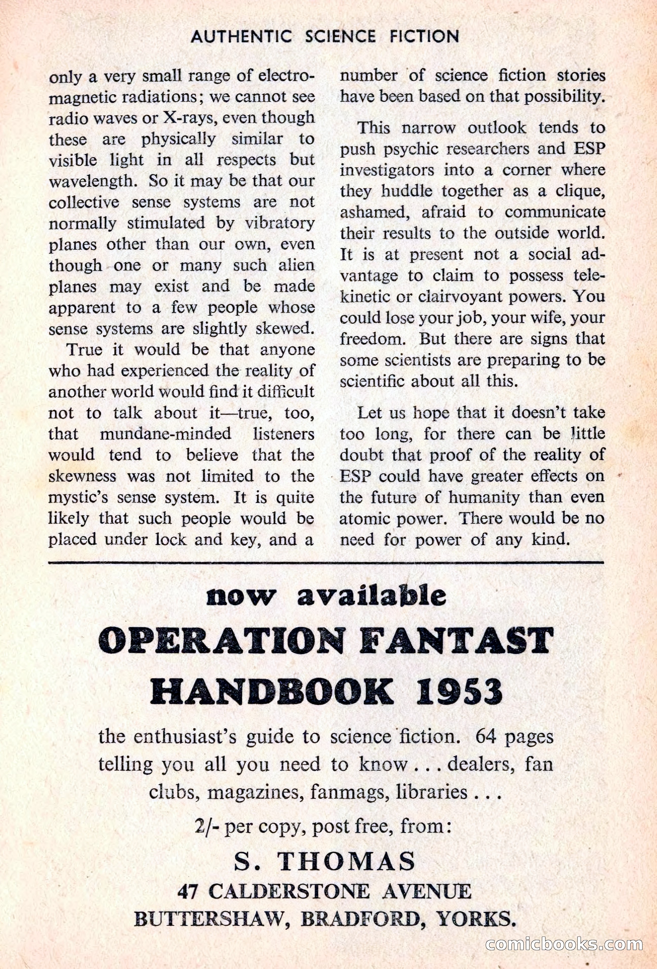 Authentic Science Fiction Monthly No. 40 — page 104 of 146