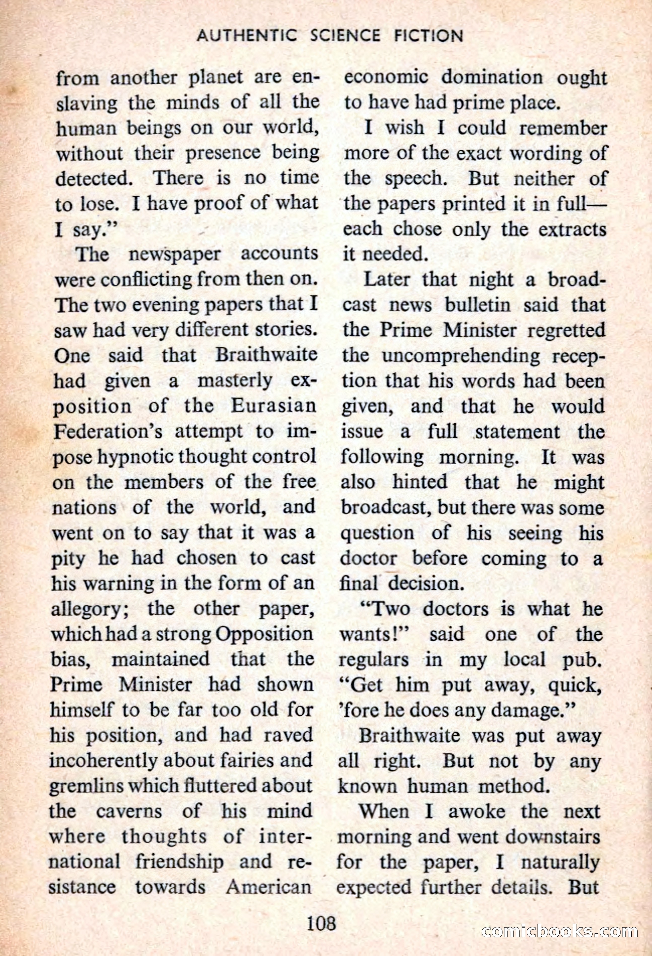Authentic Science Fiction Monthly No. 40 — page 109 of 146