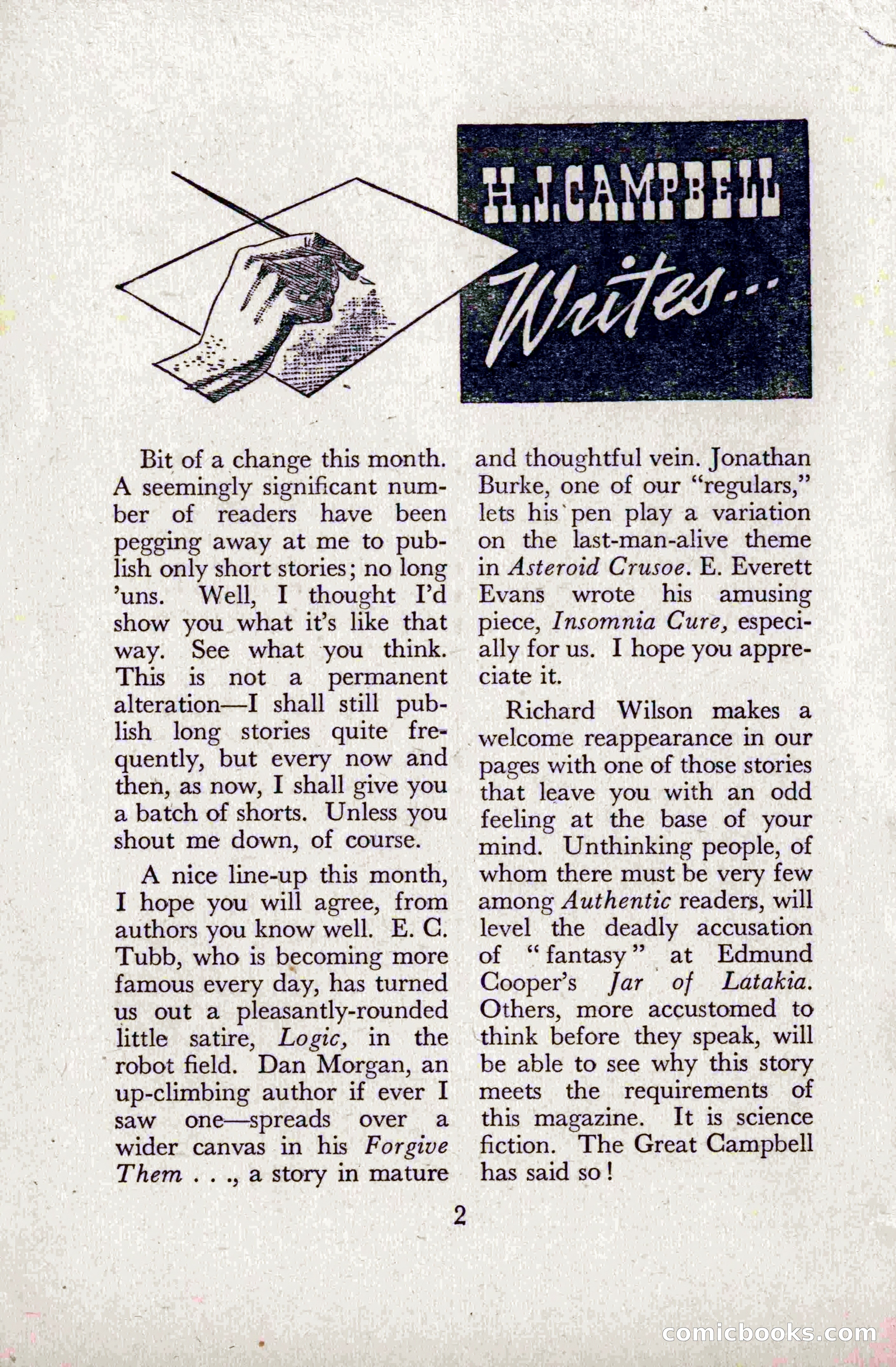 Authentic Science Fiction Monthly, No. 49 — page 4 of 148