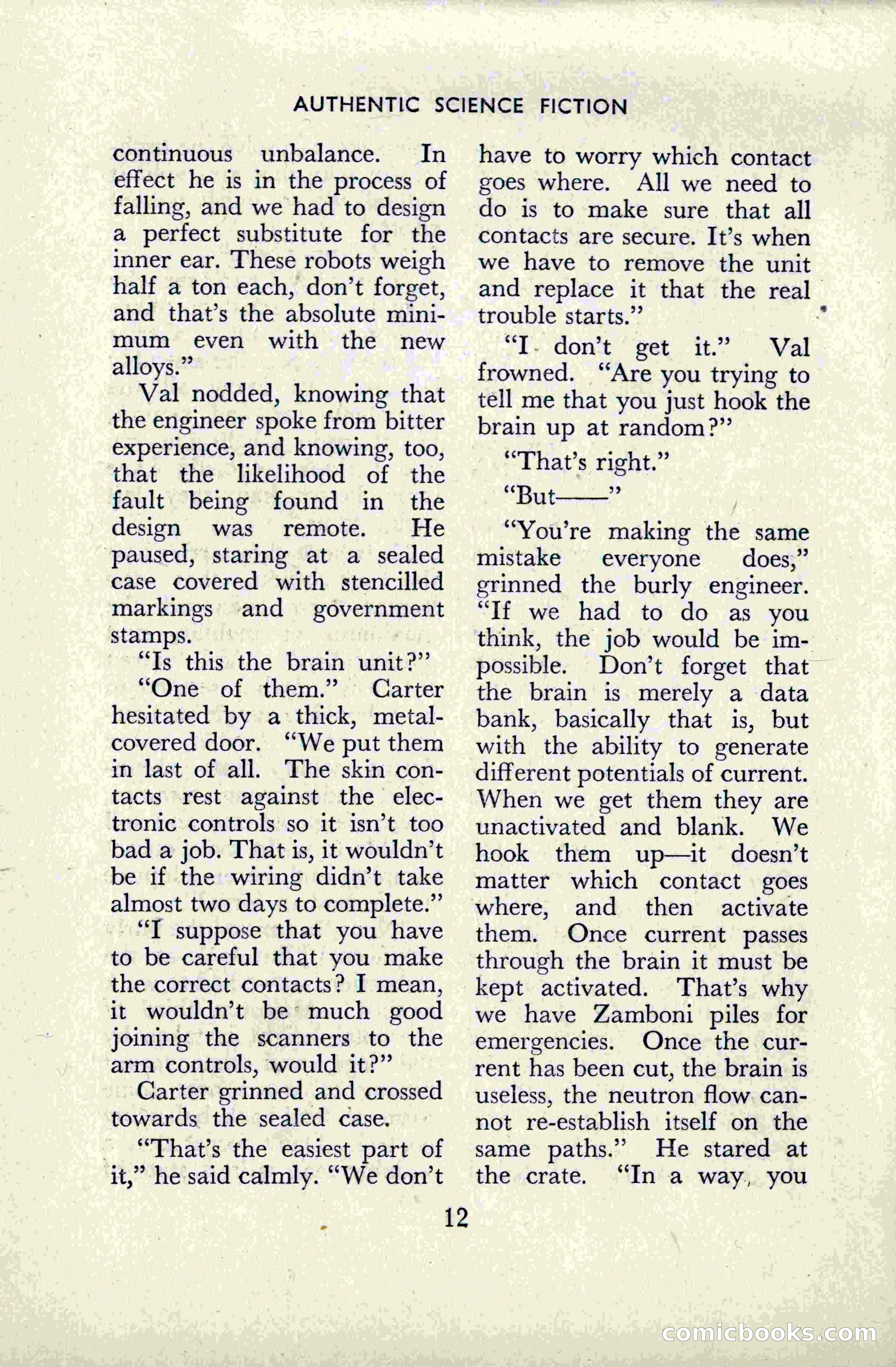 Authentic Science Fiction Monthly, No. 49 — page 14 of 148
